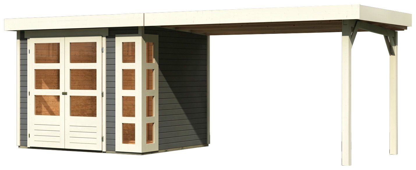 Karibu Gartenhaus Nordsee 3, BxT: 529x238 cm, (Set)