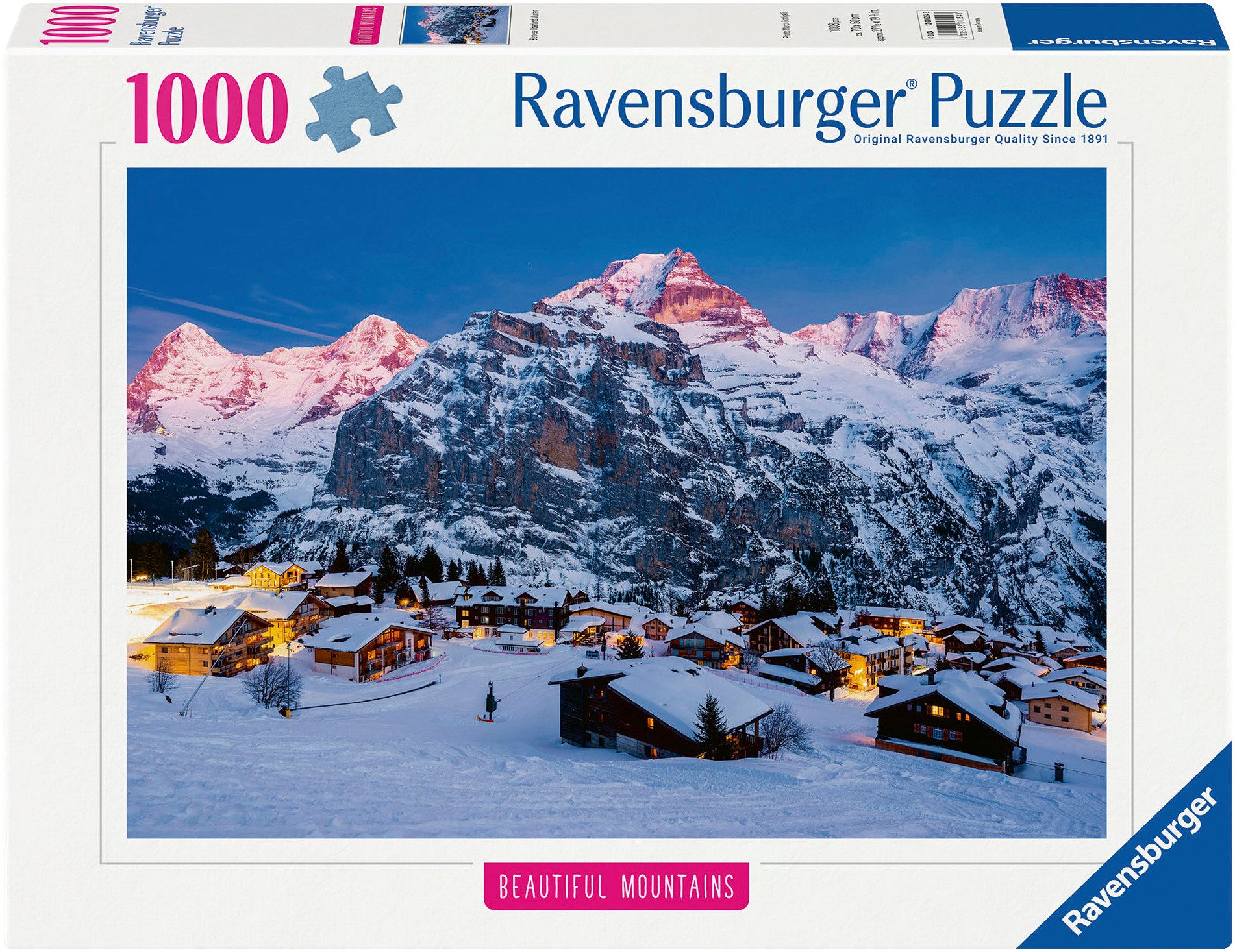 Ravensburger Puzzle Beautiful Mountains, Berner Oberland, Mürren, 1000 Puzz günstig online kaufen