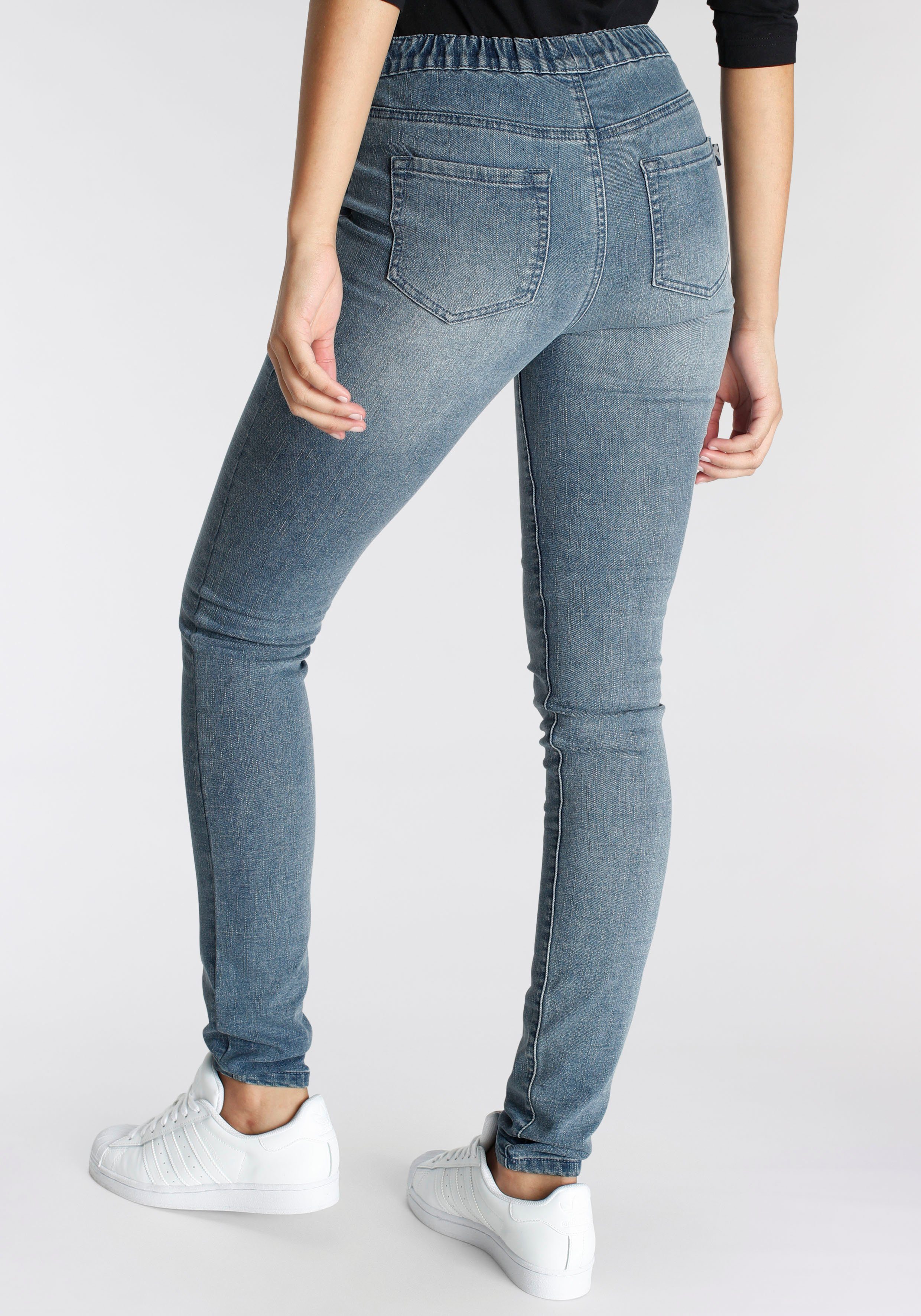 Arizona Jeansjeggings mit leichtem Thermo Effekt High Waist