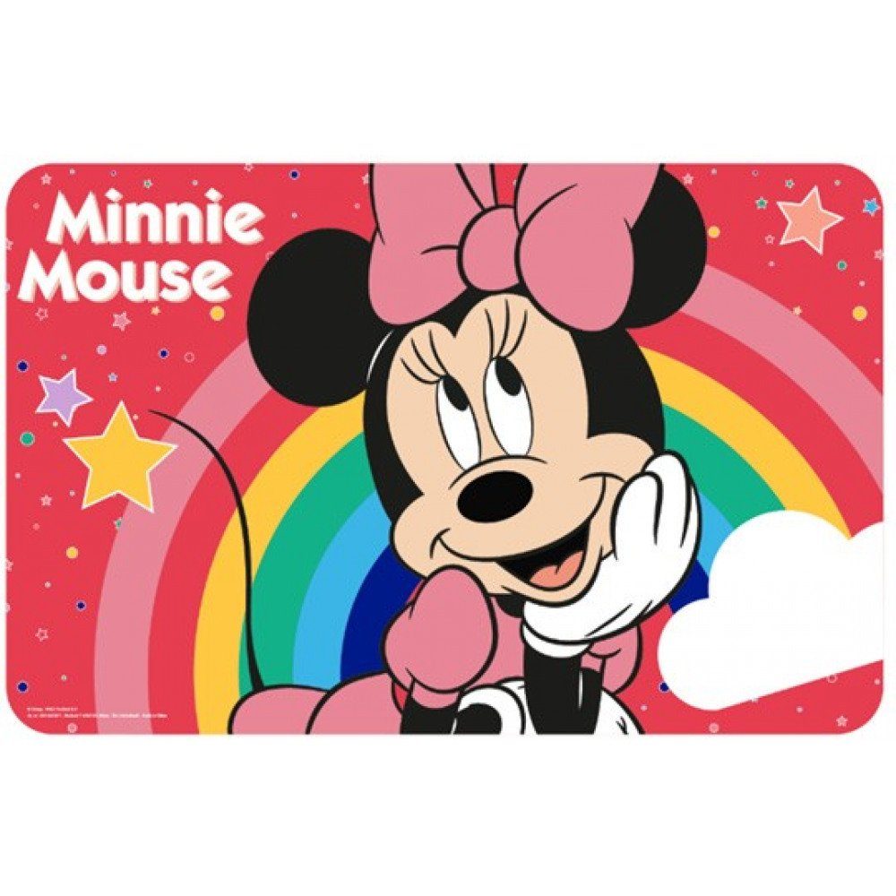 Tinisu Tischdecke Disney Minnie Maus Platzdeckchen Tischunterlage 43cm x 28cm