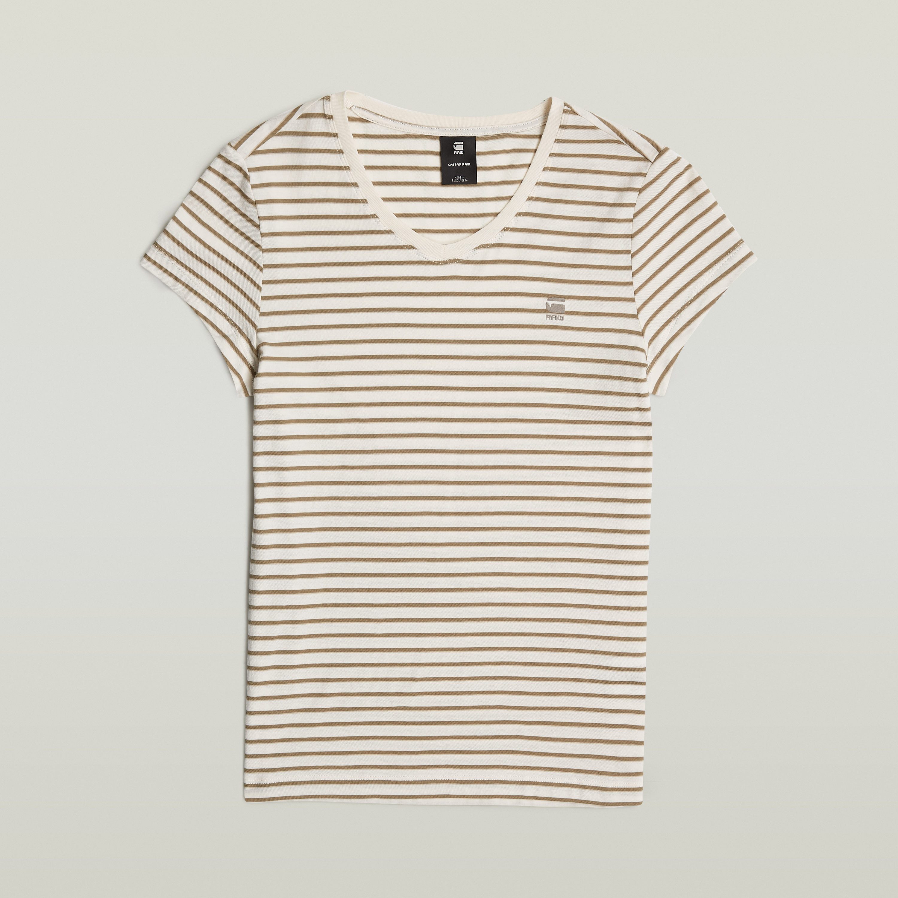 G-STAR V-Shirt Eyben mit Label