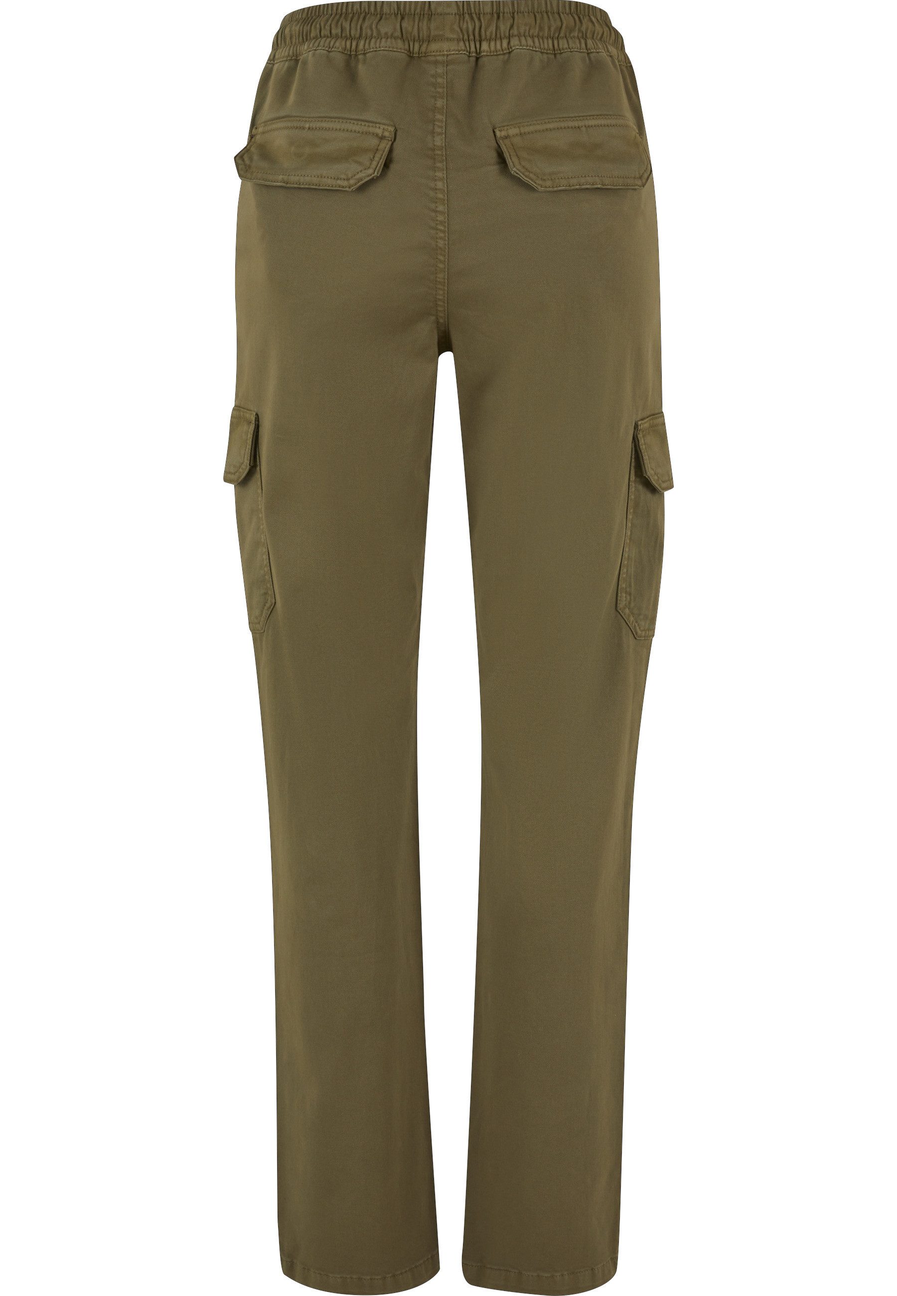 URBAN CLASSICS Cargohose Urban Classics Damen Ladies High Waist Twill Cargo günstig online kaufen