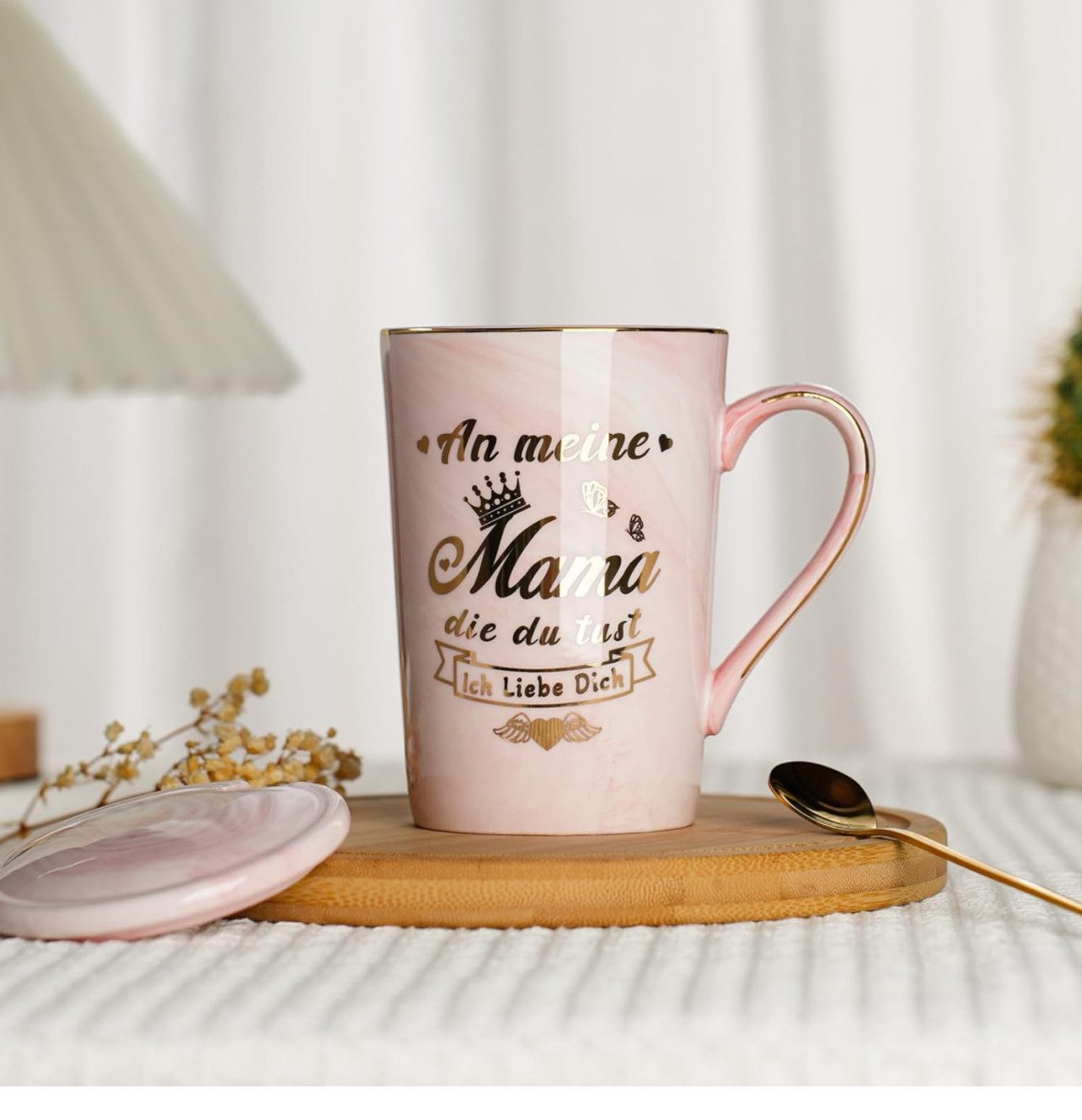 little dove Tasse 2 Kaffeetasse Teetasse mit Deckel und Löffel