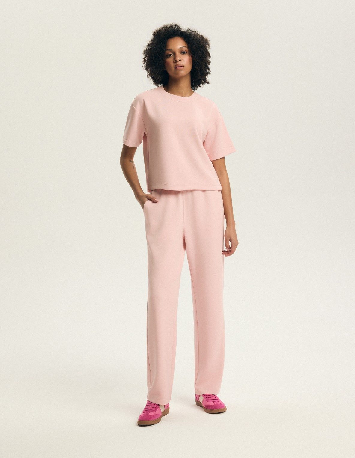 Henderson Hausanzug Hausanzug Loungewear Set aus Modal-Mix weich kurzärmlig Elicia (2 tlg)