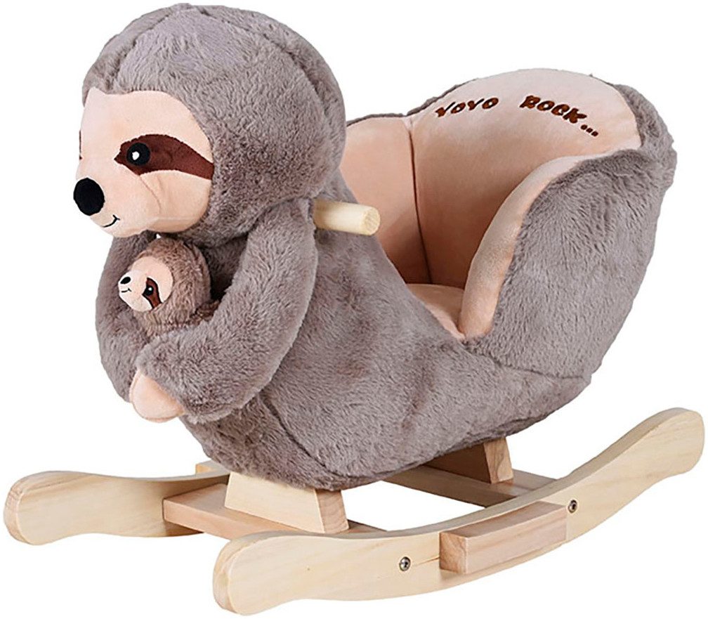 Knorrtoys® Schaukeltier Faultier Luis, mit Plüsch-Faultierbaby günstig online kaufen