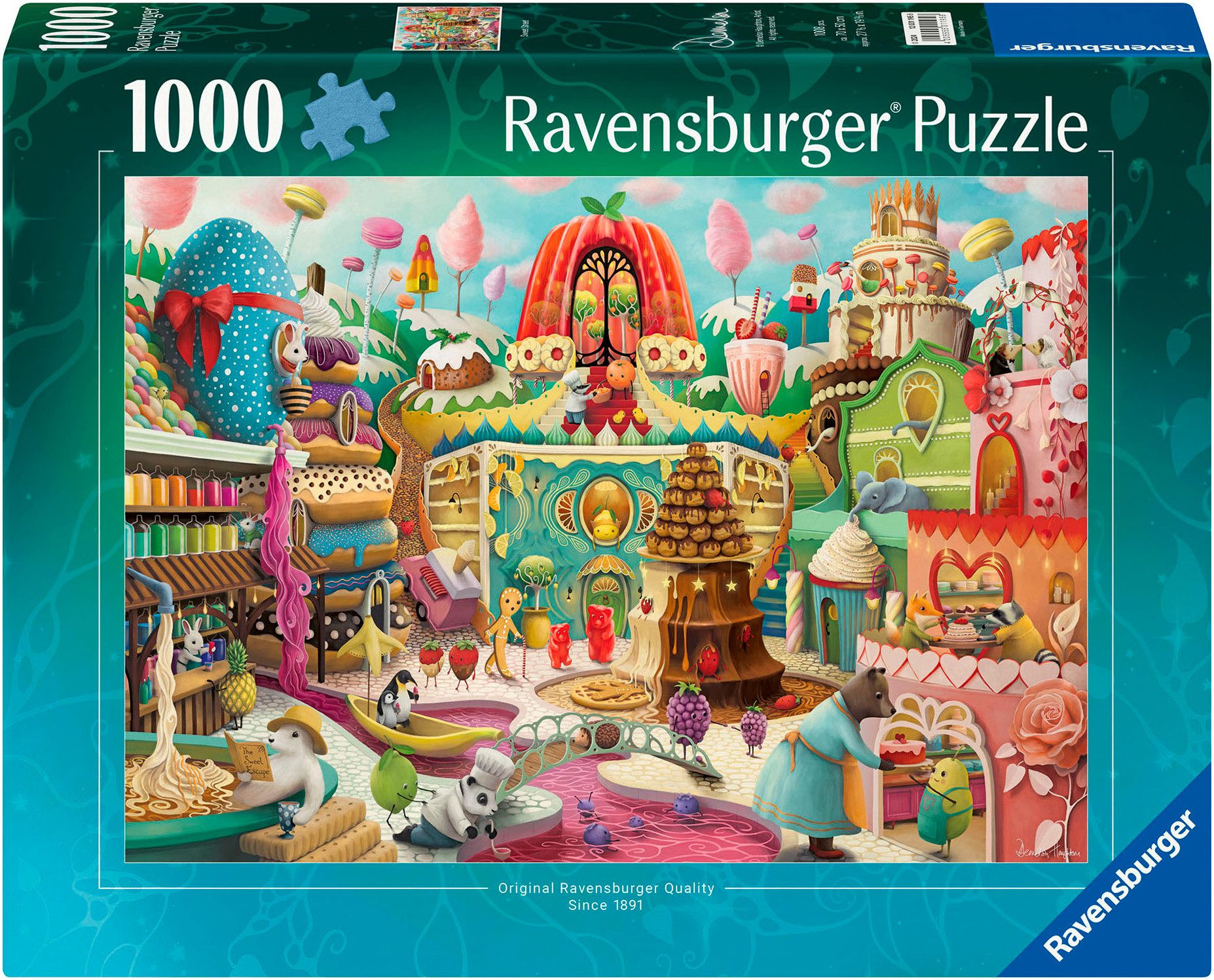 Ravensburger Puzzle Sweet Street, 1000 Puzzleteile, günstig online kaufen