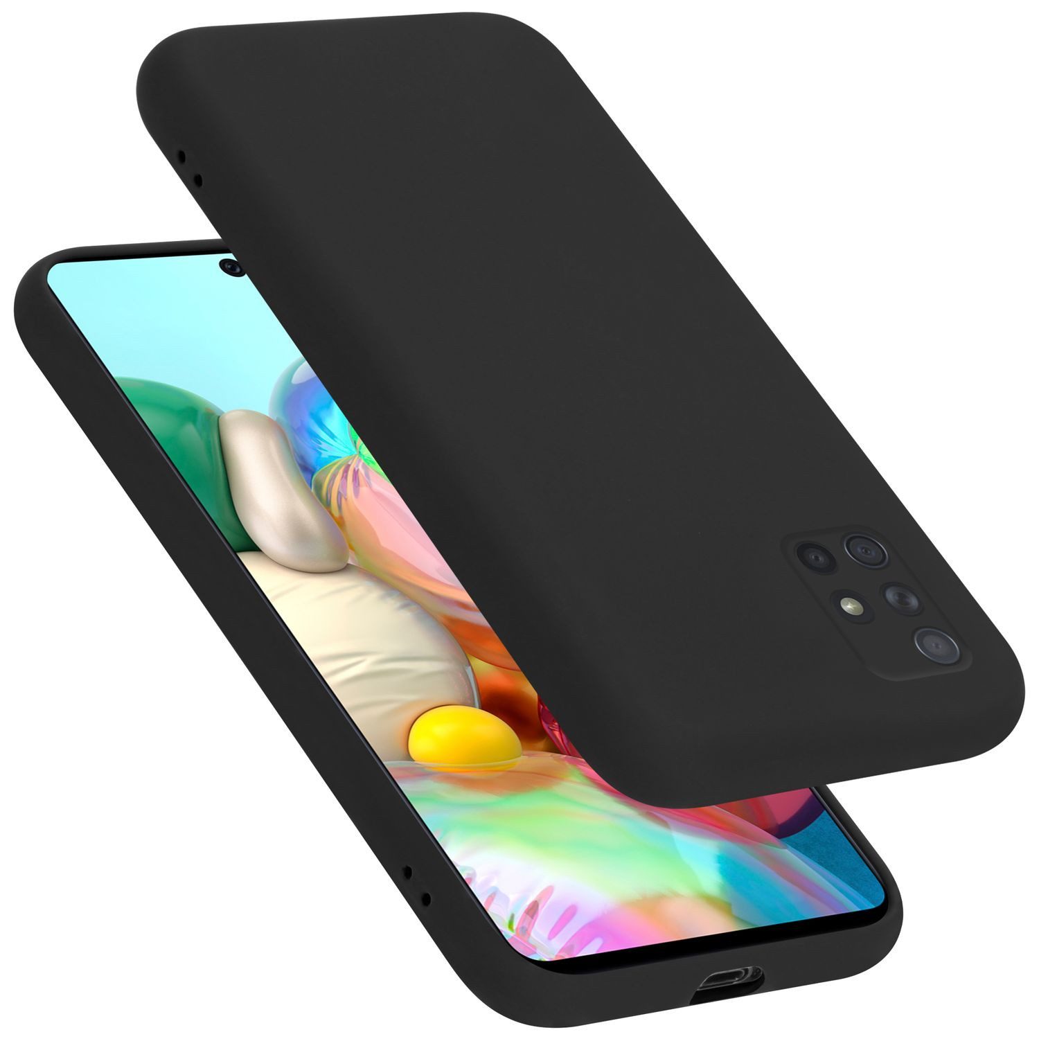Cadorabo Handyhülle für Samsung Galaxy A51 4G / M40s Hülle Samsung Galaxy A51 4G / M40s, Flexible Hülle TPU Silikon Schutzhülle Back Cover Case
