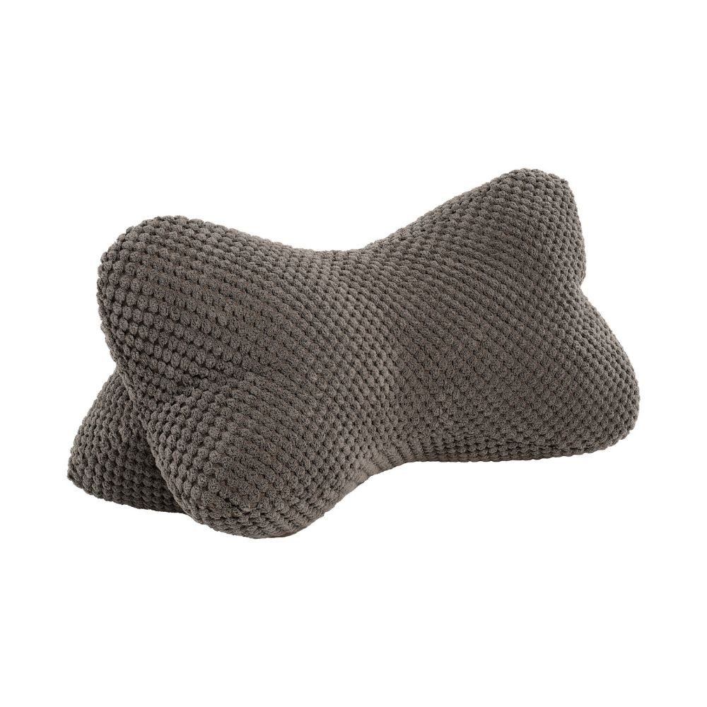 REALLaxx Nackenkissen Leseknochen, 3 in 1 Mehrzweckkissen, 18 x 35 cm, weich & formstabil, Buchstütze, Tablethalterung