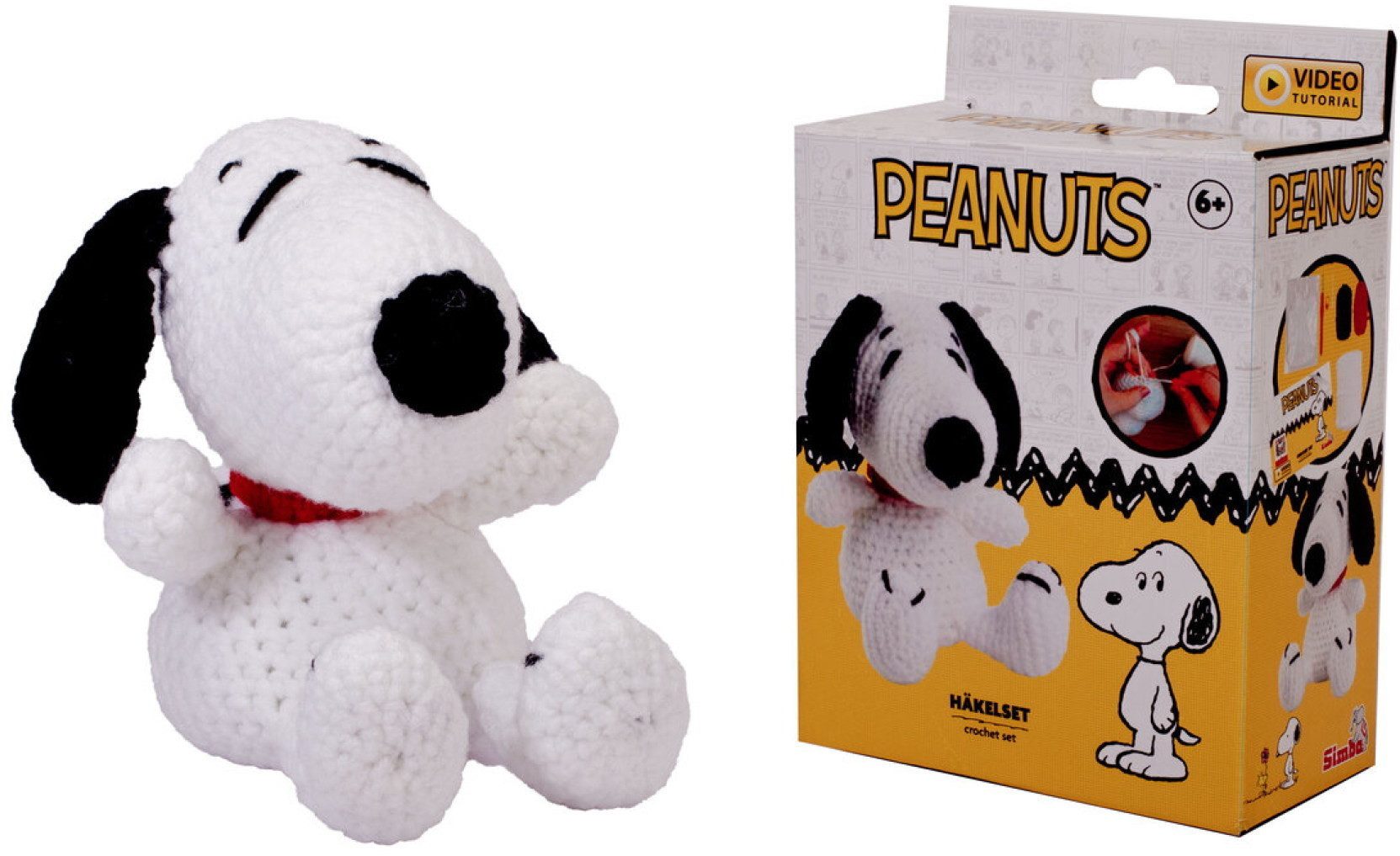 SIMBA Kreativset kreative Grundtechniken Peanuts Snoopy Häkelset Kuscheltier 109374771
