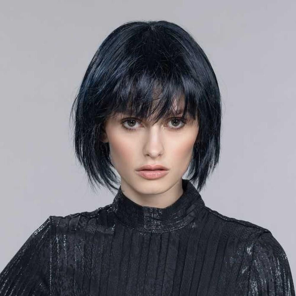 Ellen Wille Kunsthaarperücke Ellen Wille Blues, Kinnlanger Bob mit Monofilament-Wirbel für natürlichen Look.