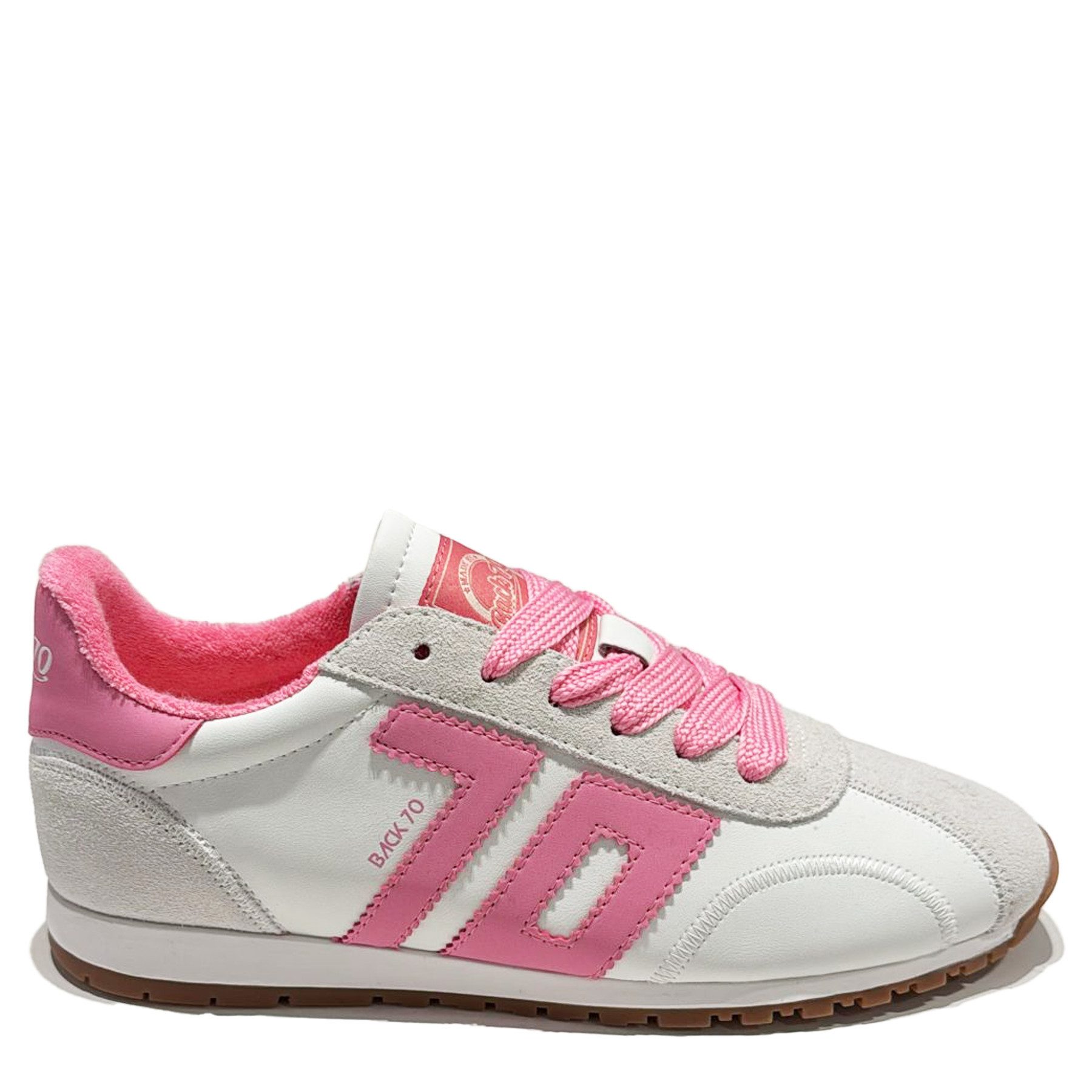 Back 70 Sneaker ASIAN aus Leder - Pink Sneaker