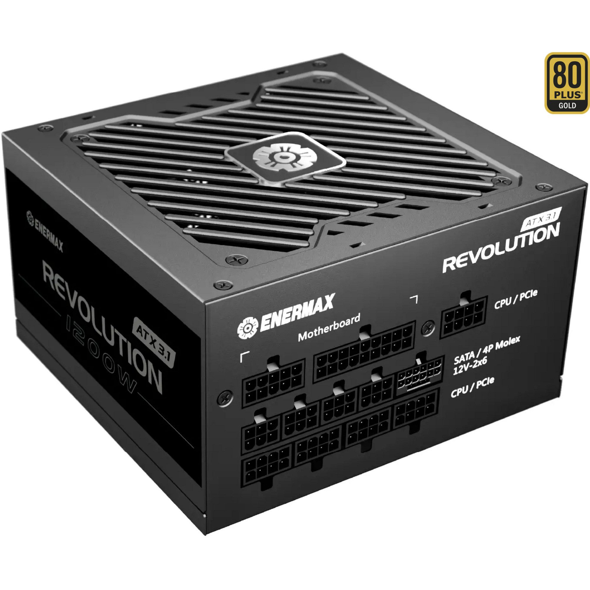 Enermax Enermax REVOLUTION ATX 3.1 1200W, PC-Netzteil PC-Netzteil (80 PLUS Gold)