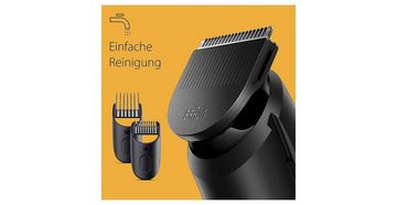 Braun Bartschneider Akku Barttrimmer Series 3 BT3410 Haarschneidemaschine Haarschneider, 40 Einstellungen, Wiederaufladbar, Herren Trimmer