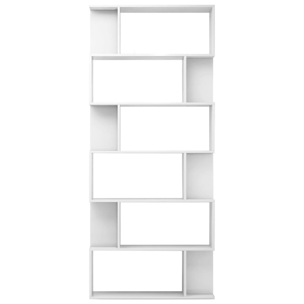 Hochglanz-Weiß cm, 80x24x192 1-tlg. Bücherregal/Raumteiler vidaXL Bücherregal
