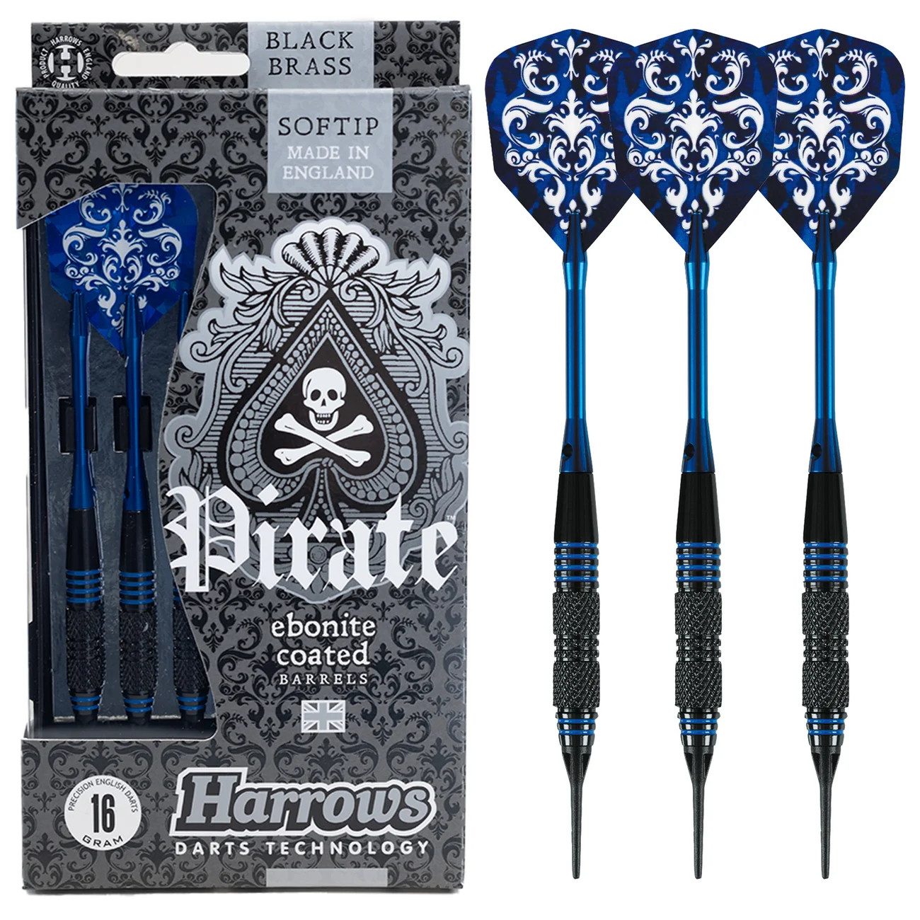 Softdarts Harrows Priate Blue Soft 0
