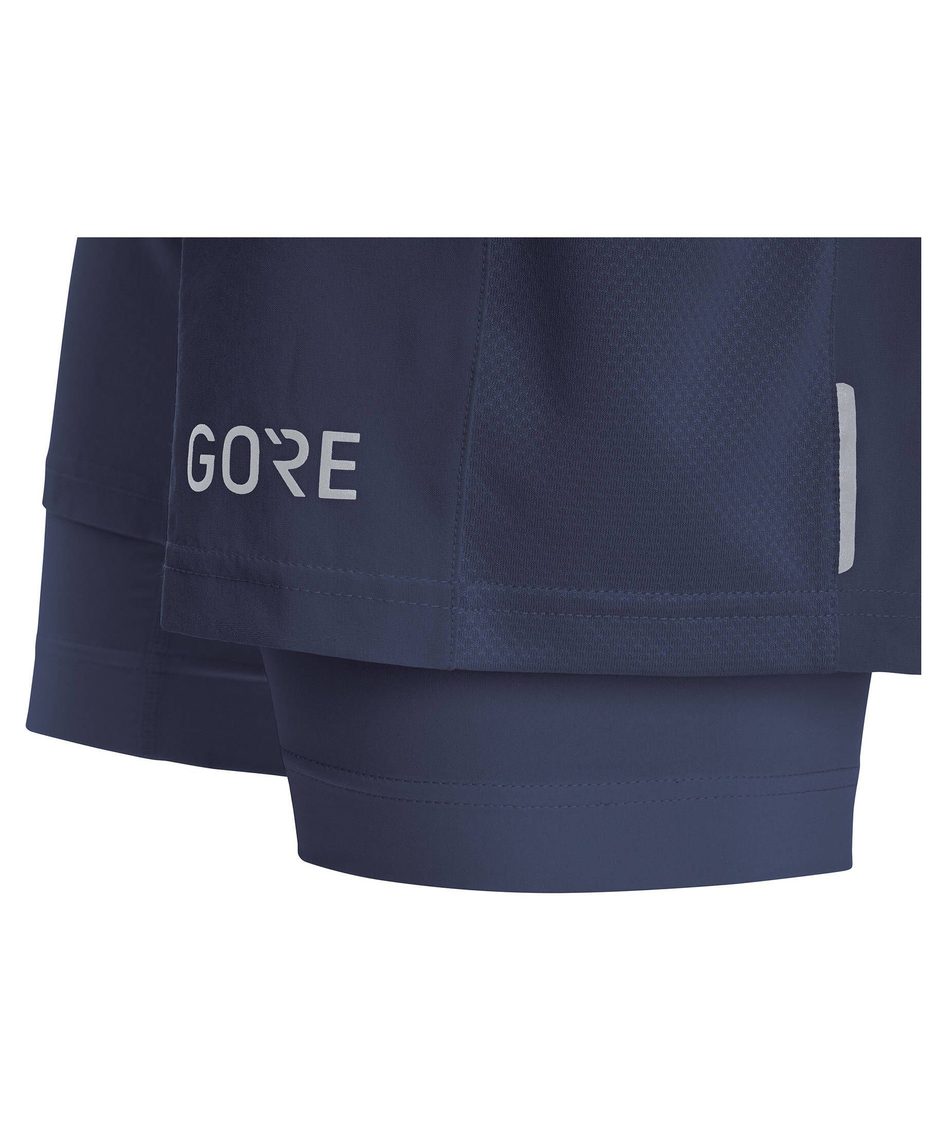 Wear (1-tlg) 2in1 Shorts" "R5 Herren Laufshorts GORE® Blue Laufshorts Orbit