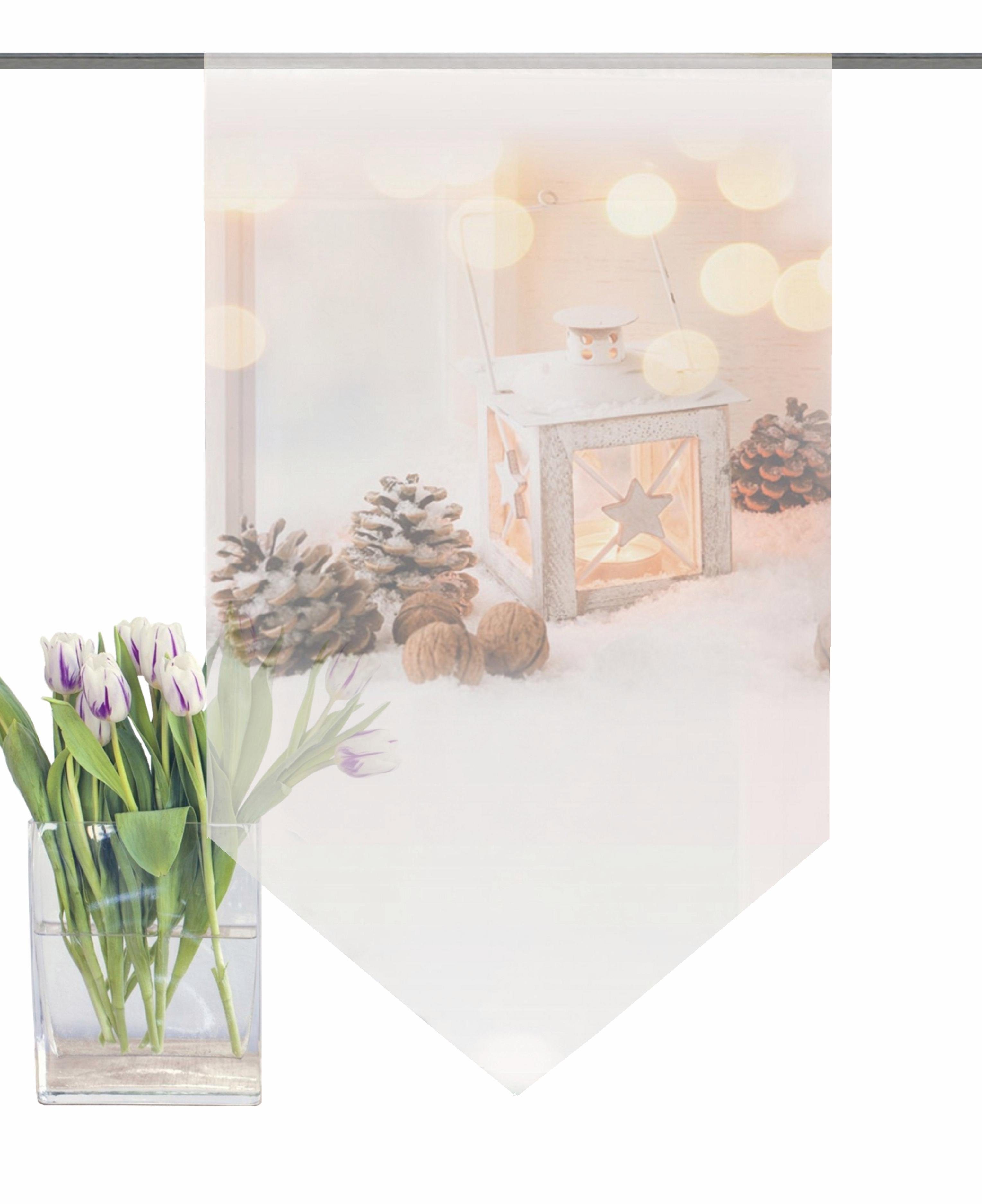 HOME WOHNIDEEN Scheibengardine LATERNE (1 St), günstig online kaufen