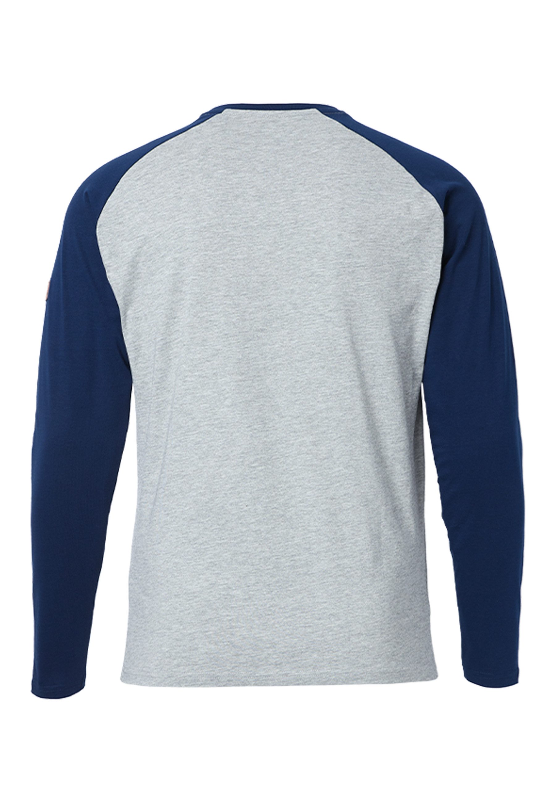 FORSBERG T-Shirt Longsleeve mit Gummi-Patch günstig online kaufen
