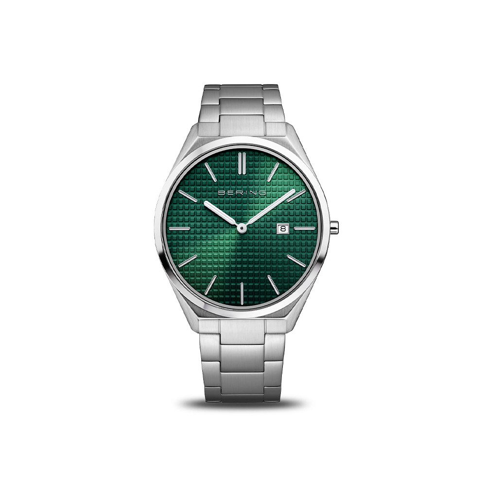 Quarzuhr Bering Ultra Slim silber poliert/gebürstet 17240-708 17240-708