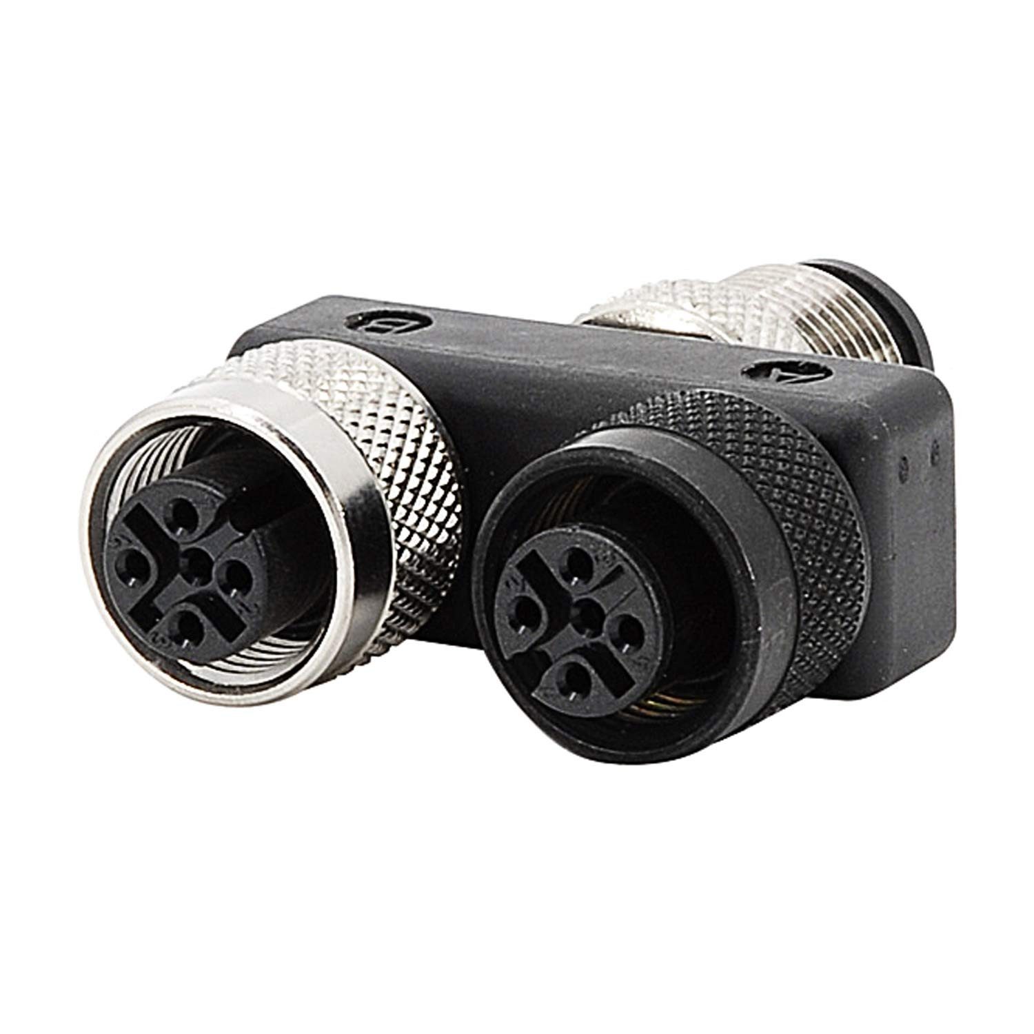 Phoenix Contact Sensor Titel:M12/M12/M12 Y-Verteiler 1xStift/2xBuchse gerade 5/5-pol. A-Kodi, (Sensor-/Aktor-Steckverbinder)
