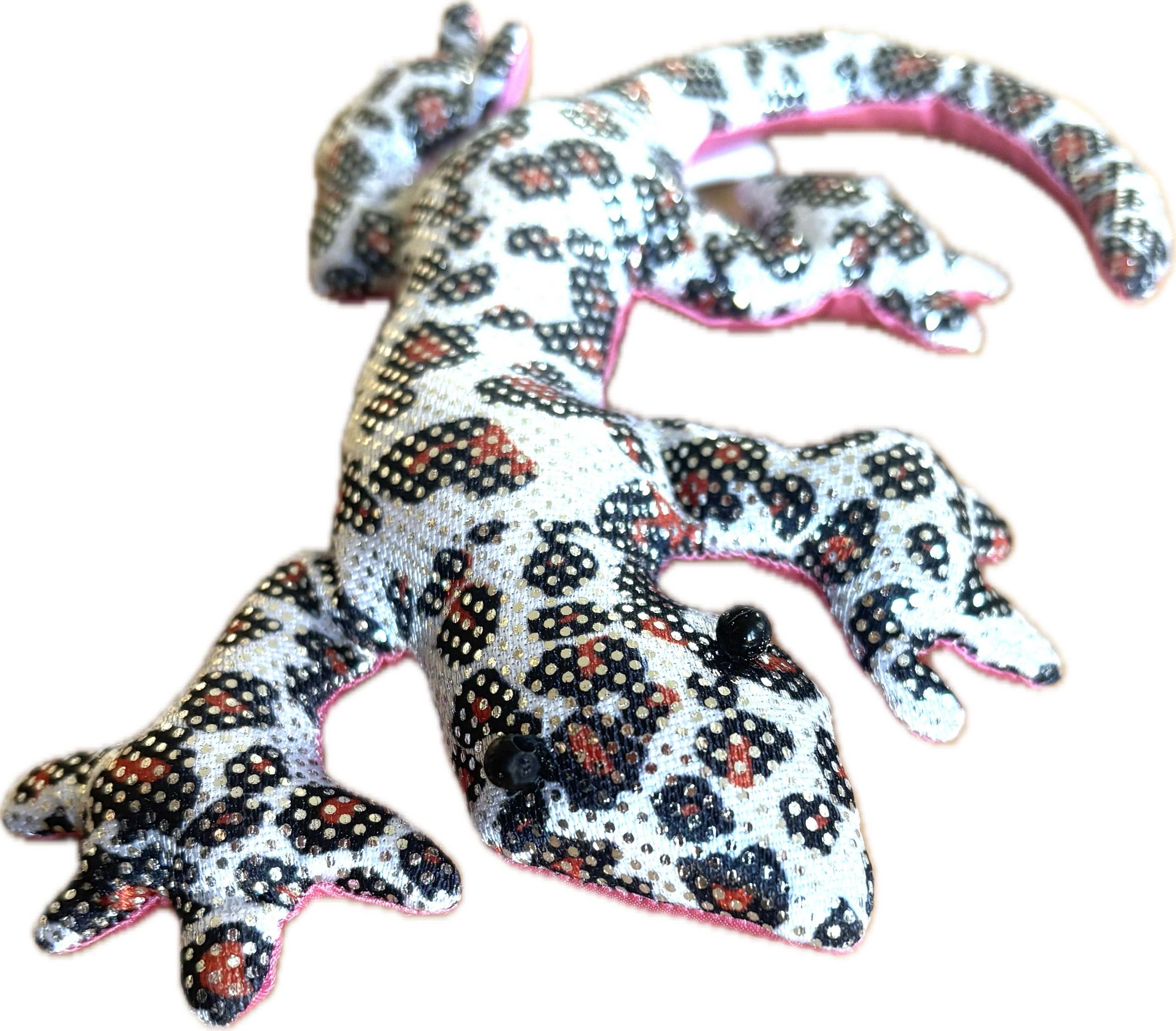 LK Trend & Style Kuscheltier Sandtier Handschmeichler Salamander, Sandleguan, Gecko, Echse (ca.16 cm lang), zauberhaftes Geschenk zum Valentinstag
