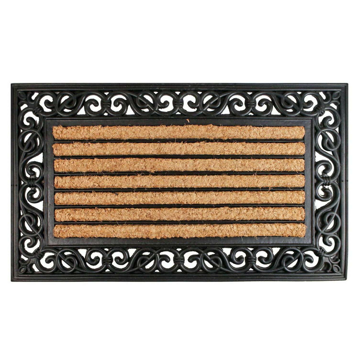 Mojawo Fußmatte Schmutzfangmatte Fußmatte Schuhabstreifer 45x75 cm Ornamente