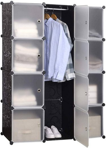 Woltu Kleiderschrank Kleiderschrank Garderobenschrank Mit Kleiderstange