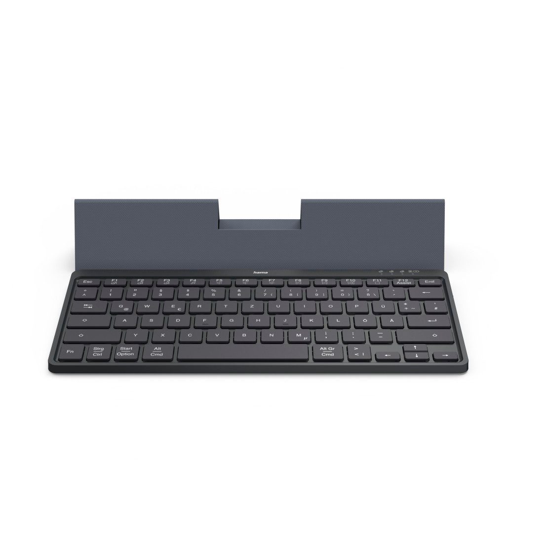 Hama Tastatur Travel 600 (kabellos, QUERTZ, Multi-Device, klein) Tastatur