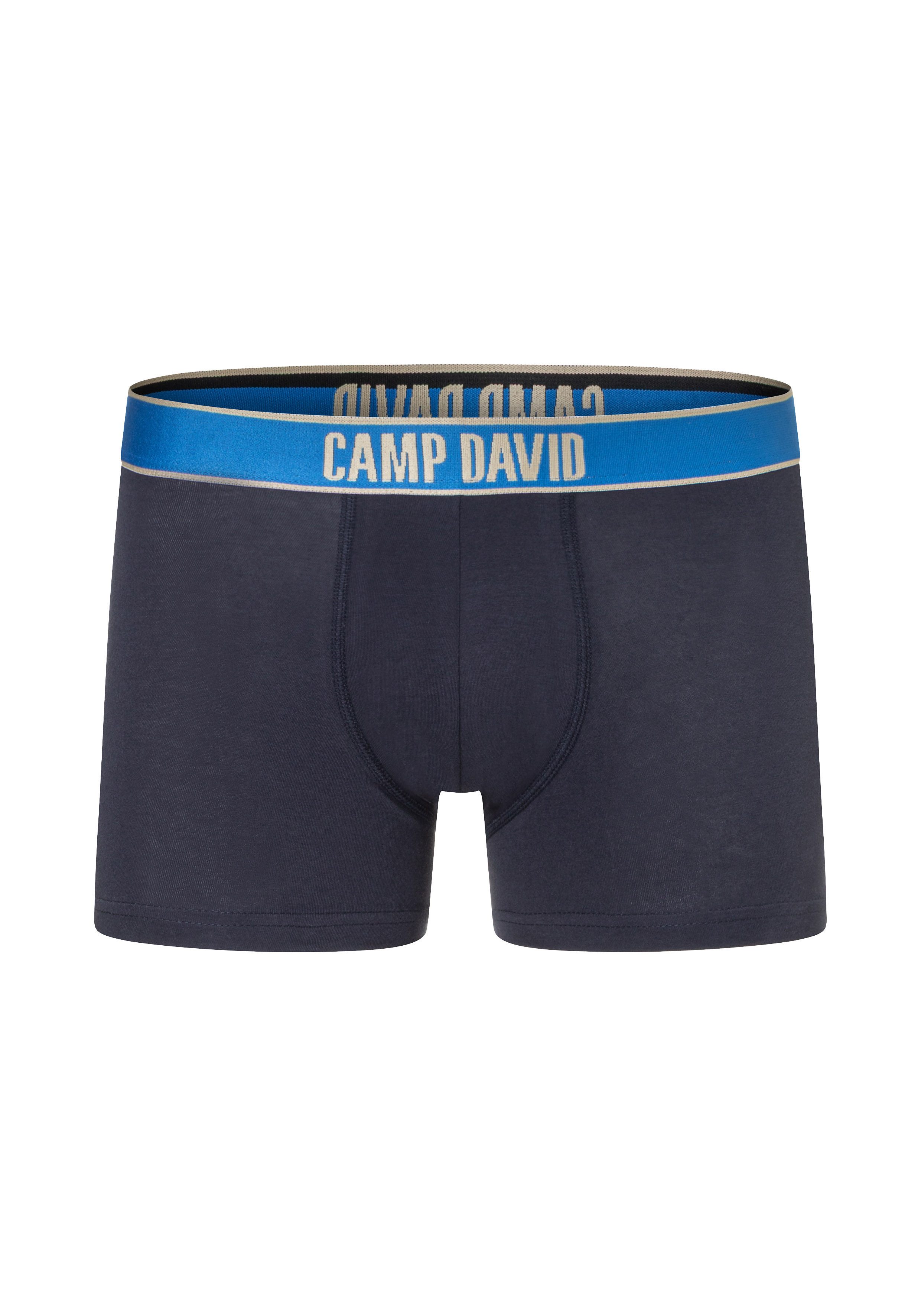 CAMP DAVID Boxershorts casual (2 Paar) mit elastischem Bund günstig online kaufen