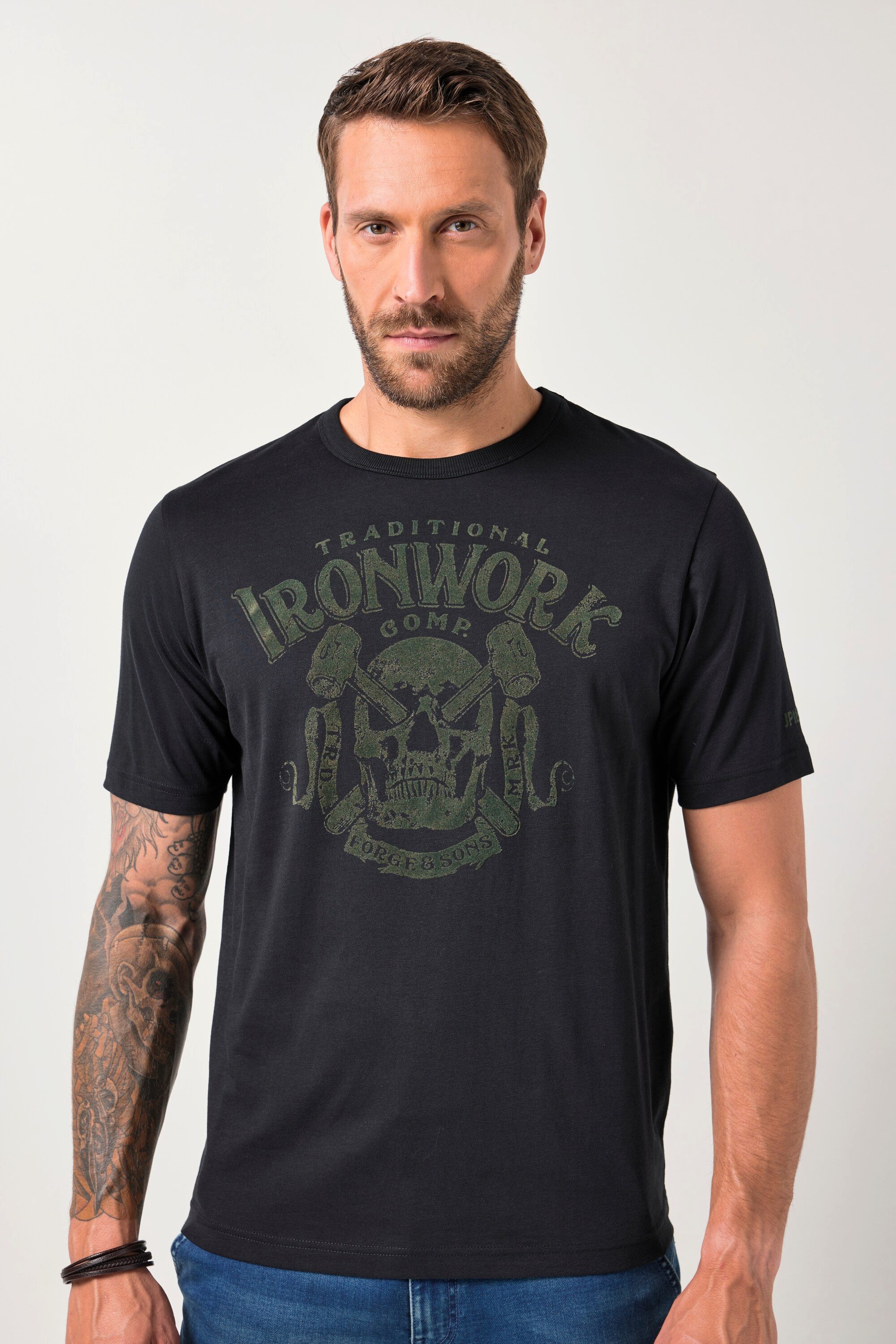 T-Shirt T-Shirt Halbarm Brustprint