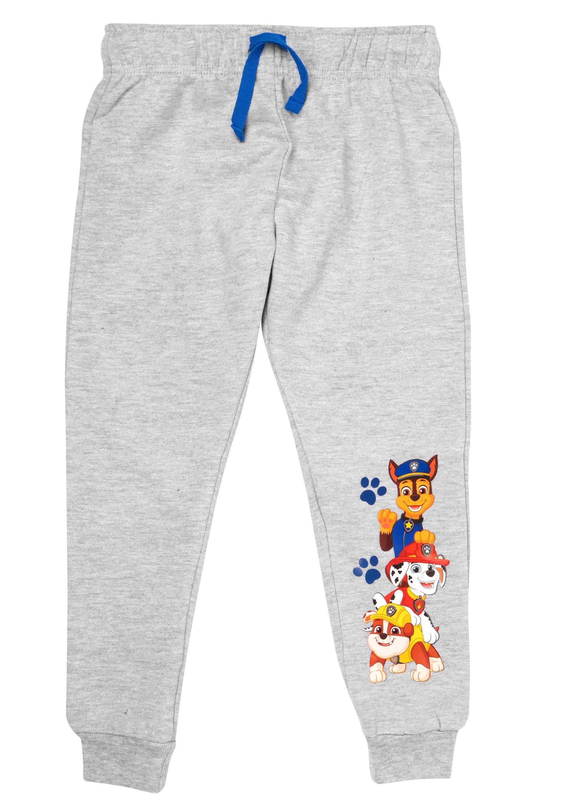 United Labels® Jogginghose Paw Patrol Jogginghose für Jungen - Kinder Sweathose Hose Grau