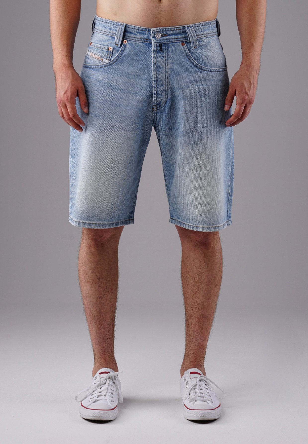 Jeansshorts Zicco 471 Diamond - Relaxed Fit Icewashed Sky