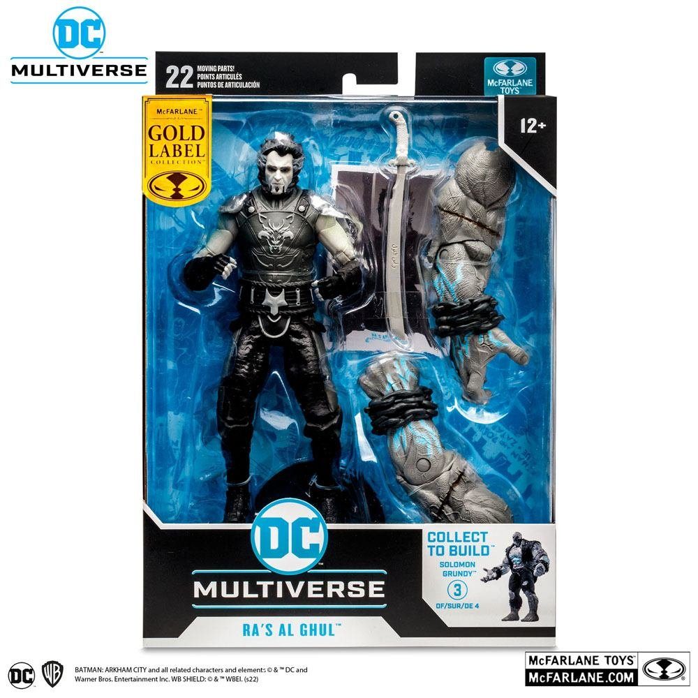 McFarlane Toys Actionfigur Batman Arkham Solomon Grundy WV City Ra's Al Ghul Actionfigur Gold Lbl