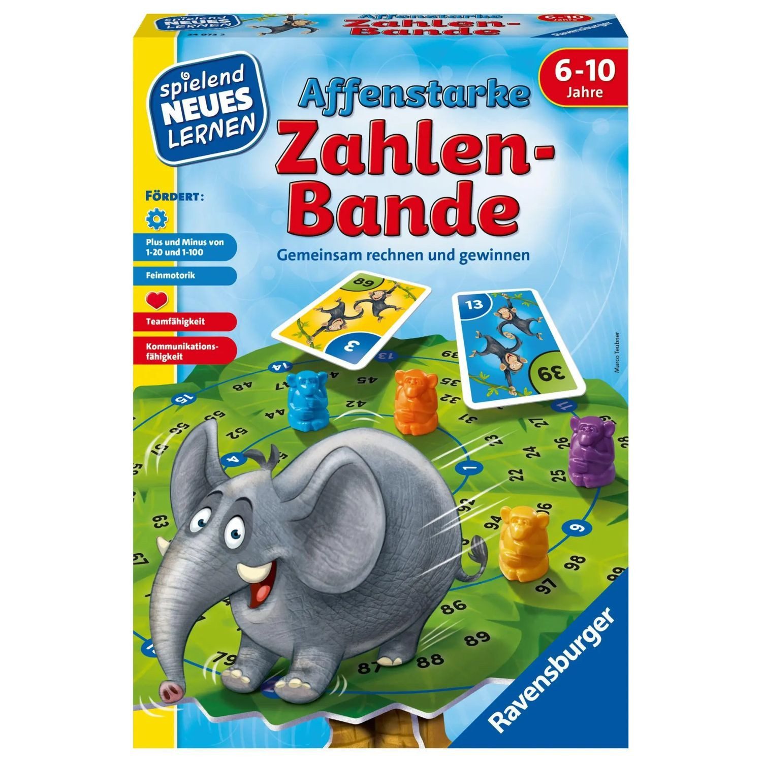 Ravensburger Spiel Affenstarke Zahlen-Bande