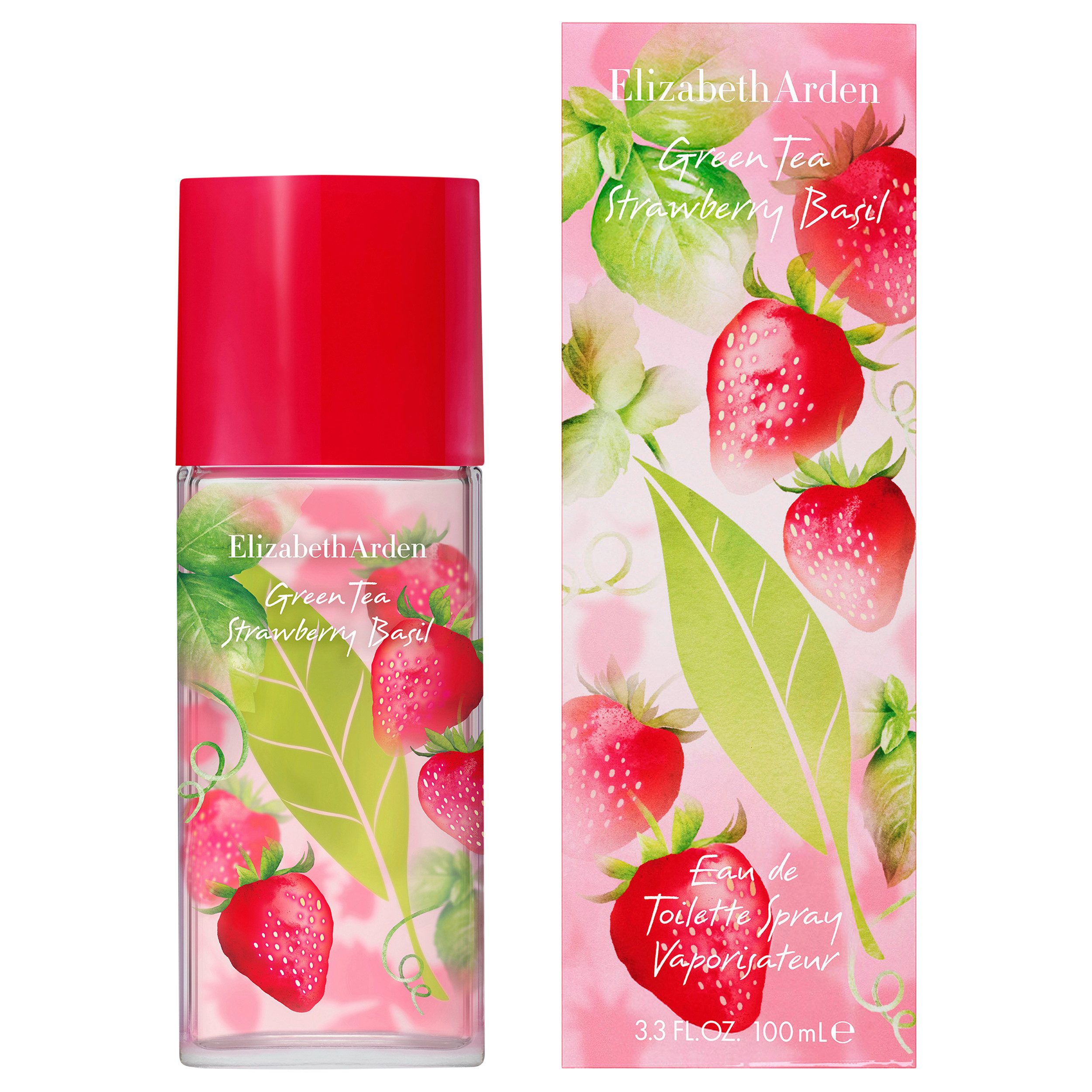 Elizabeth Arden Eau de Toilette GREEN TEA STRAWBERRY BASIL EDT, mit fruchtig-würziger Duftnote
