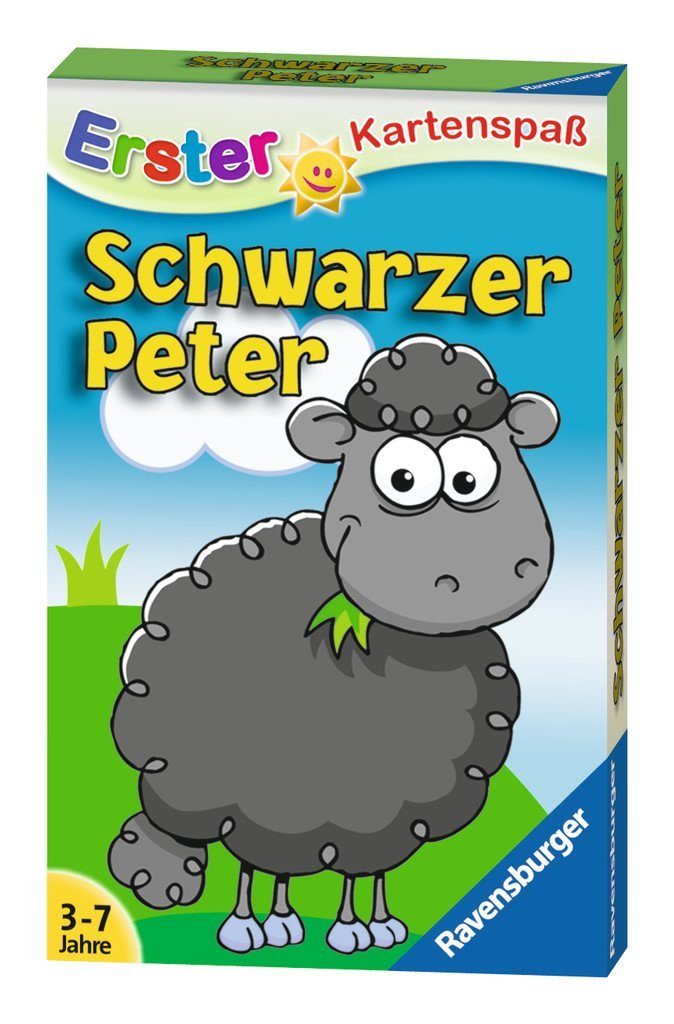 Ravensburger Spiel 32 Blatt Kinder Erster Kartenspaß Schwarzer Peter Schaf 20432