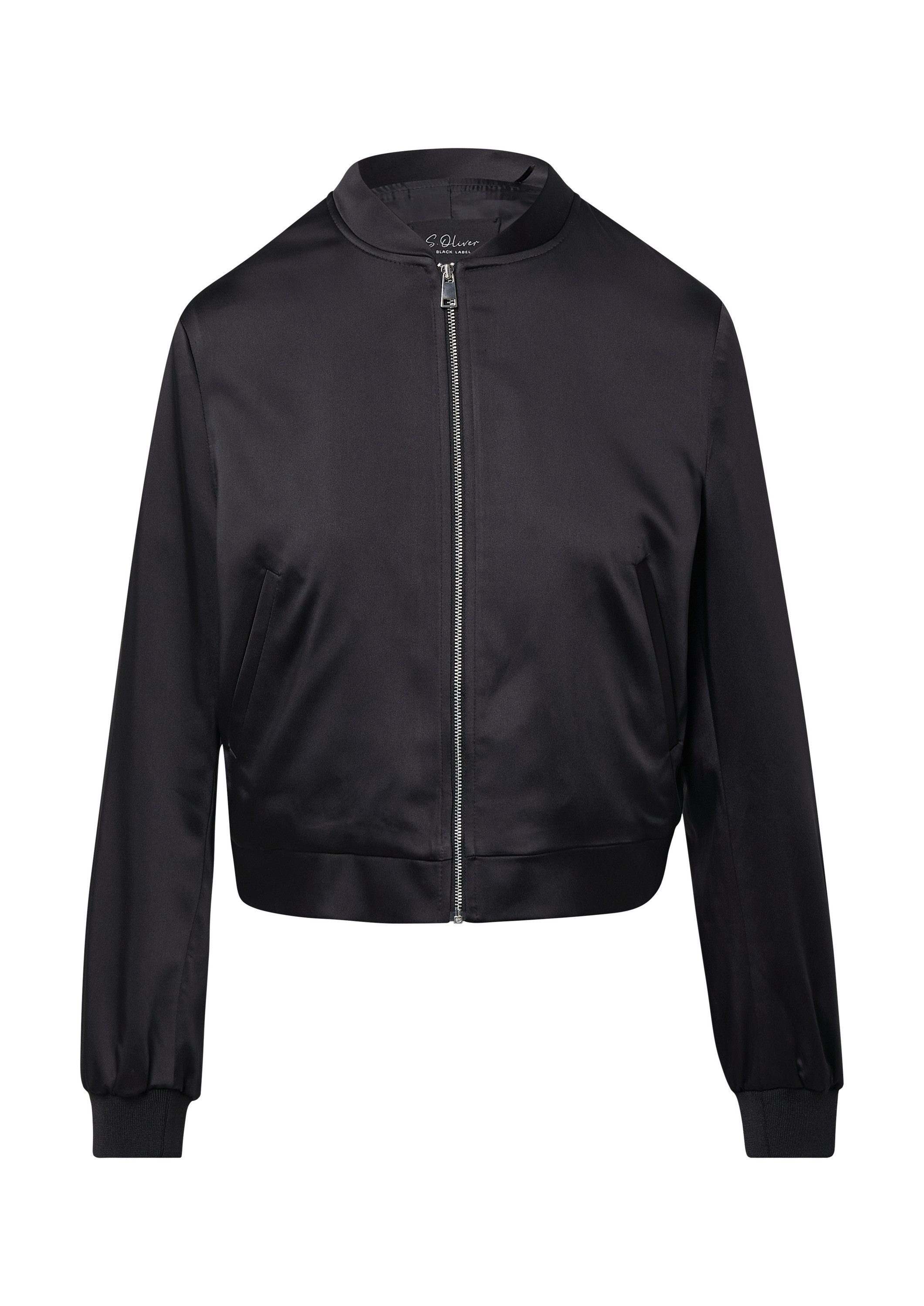 s.Oliver Funktionsjacke Indoor-Jacke Blouson aus Satin