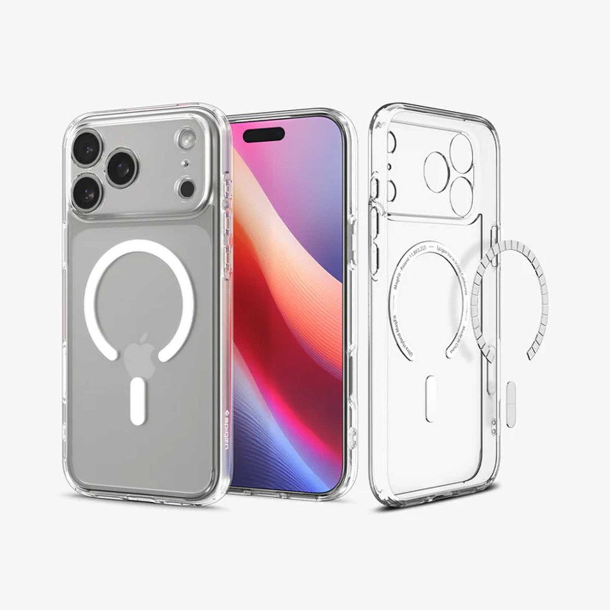 Spigen Backcover Spigen Ultra Hybrid Backcover MagSafe Apple iPhone 17 Pro Max - Clear