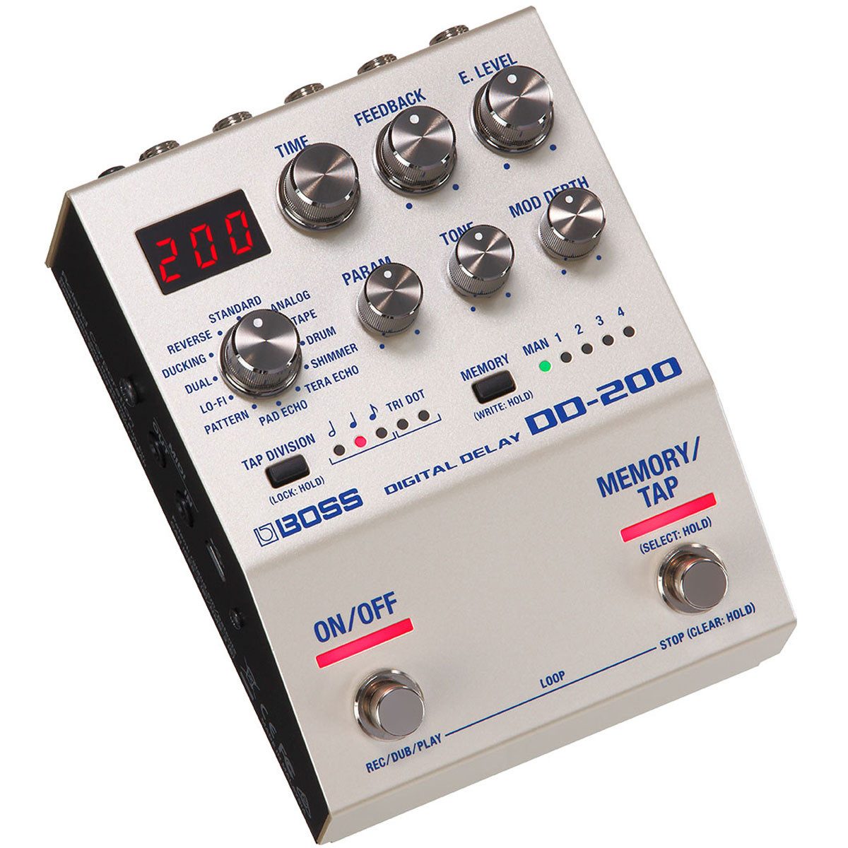 Boss by Roland E-Gitarre Boss DD-200 Digital Delay Effekt-Gerät