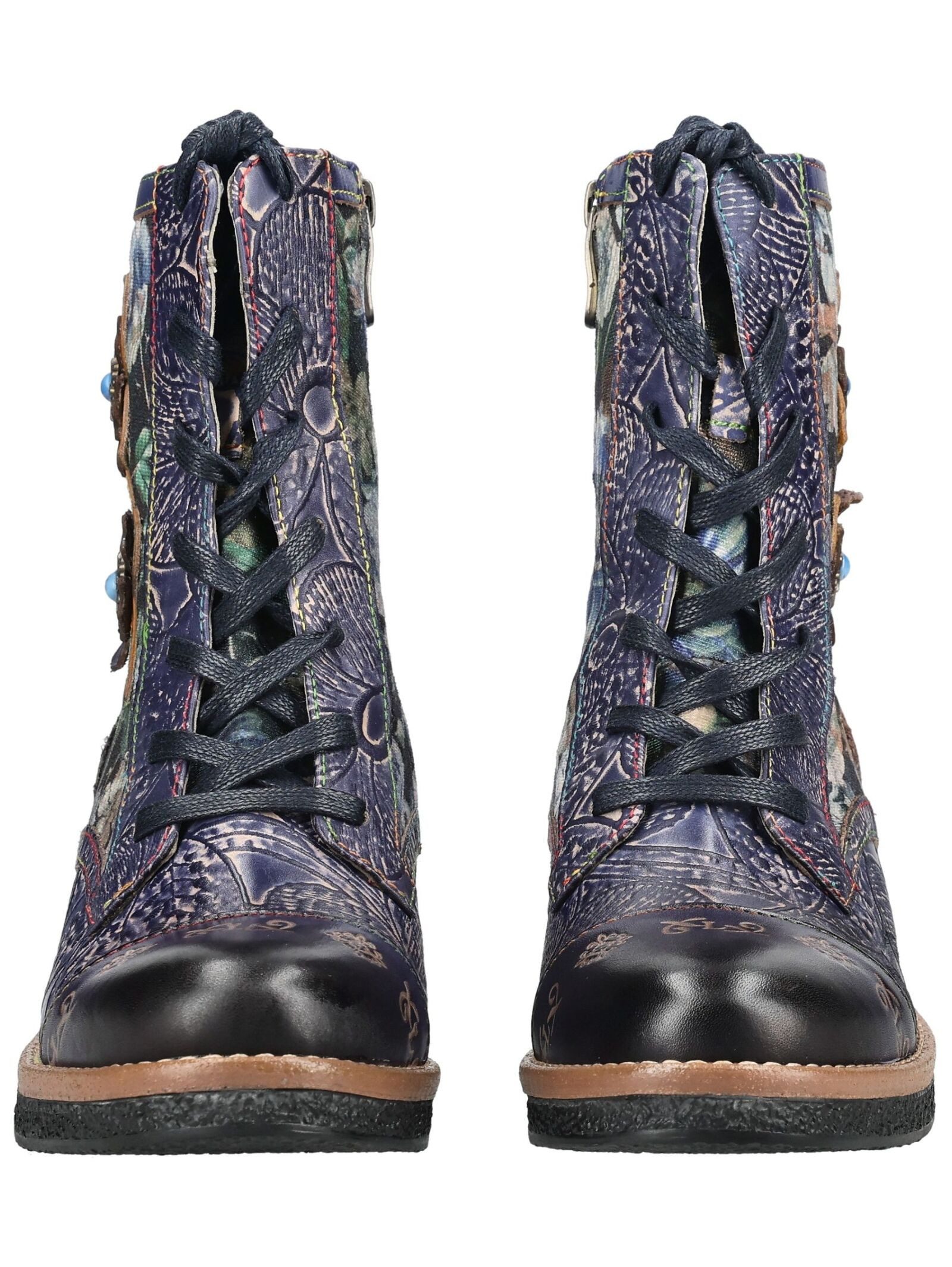 LAURA VITA LAURA VITA Stiefelette Leder/Textil Schnürstiefelette