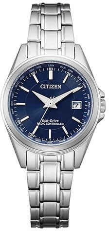 Citizen Funkuhr EC1180-81L, Armbanduhr, Damenuhr, Solar