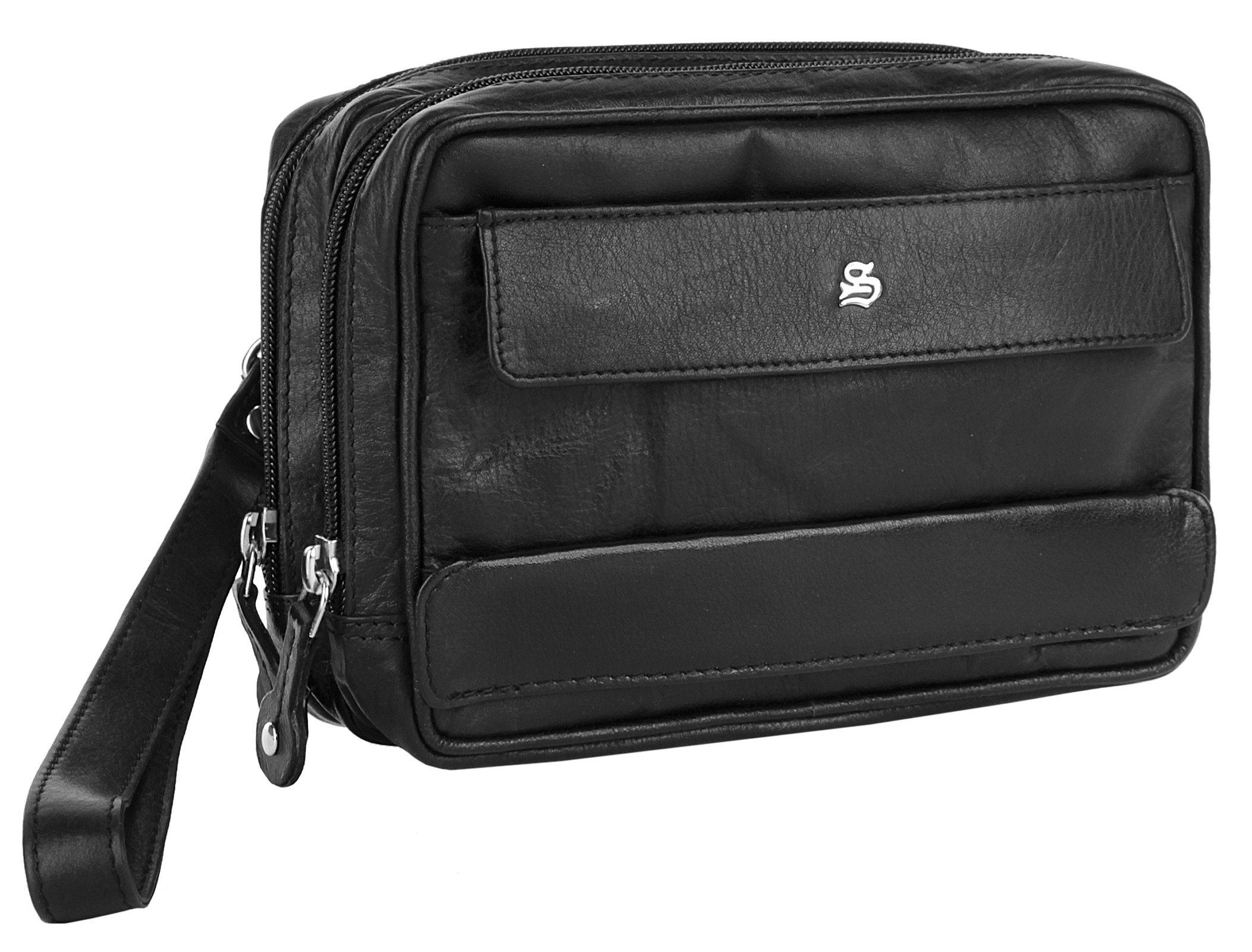 Szuna Handgelenktasche, echt Leder günstig online kaufen
