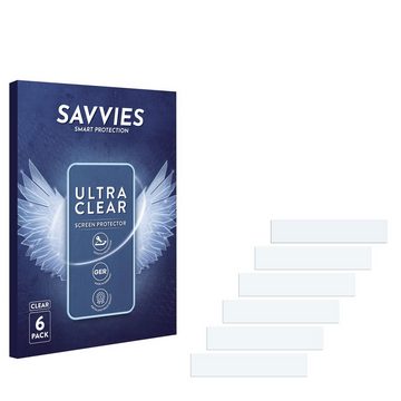 Savvies Schutzfolie für Elgato Stream Deck +, Displayschutzfolie, 6 Stück, Folie klar