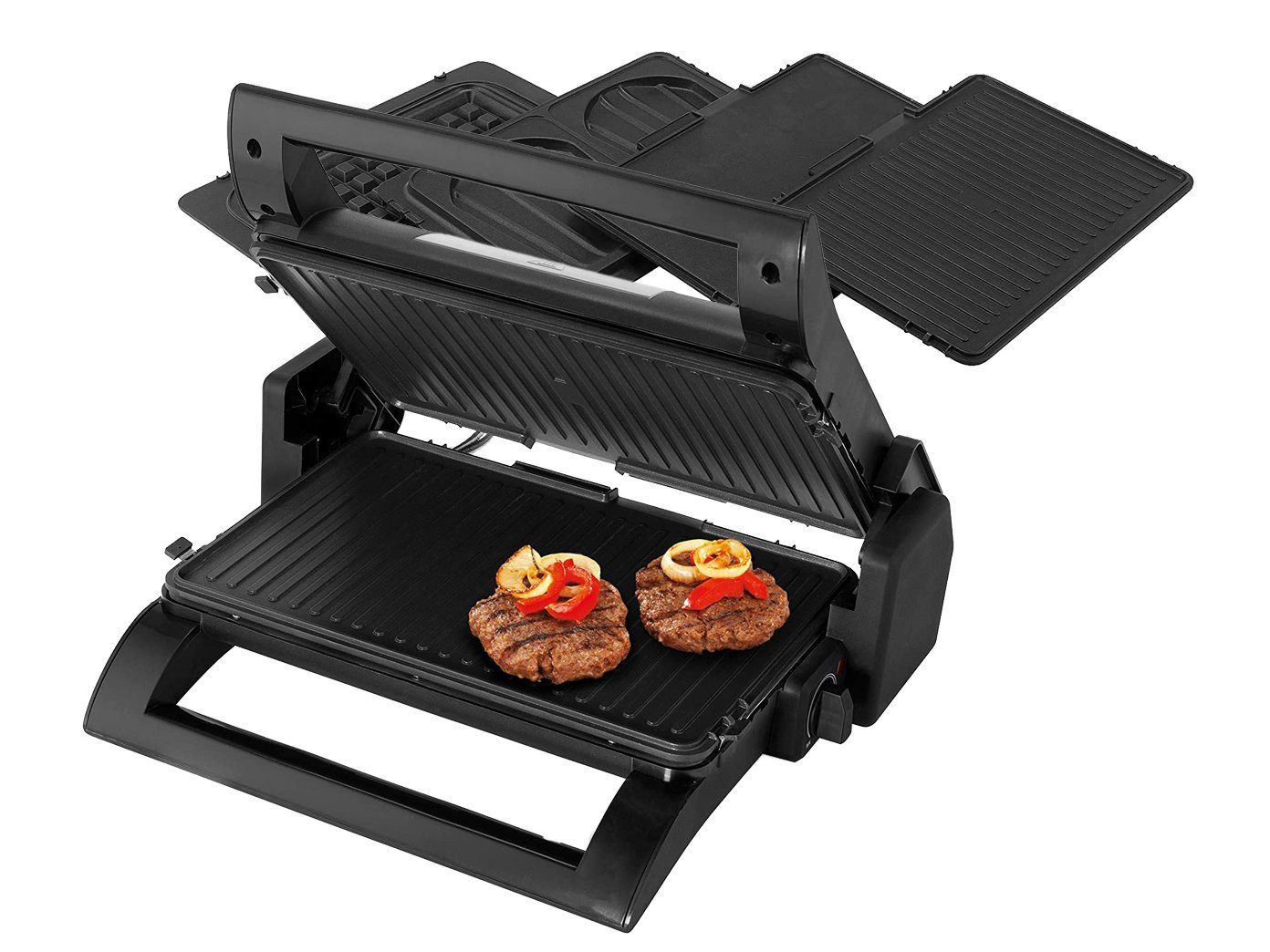 PRINCESS Kontaktgrill, 1500 W, 4in1 Elektro Indoorgrill Multigrill Tischgrill Вафельницы Teppanyaki