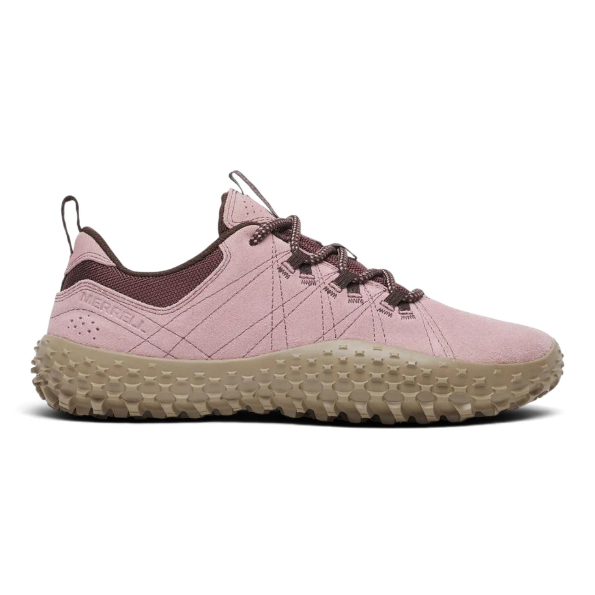 Merrell Minimal-Sneaker Wrapt (Barfussschuhe, Leder) rose/burgund Damen Barfußschuh