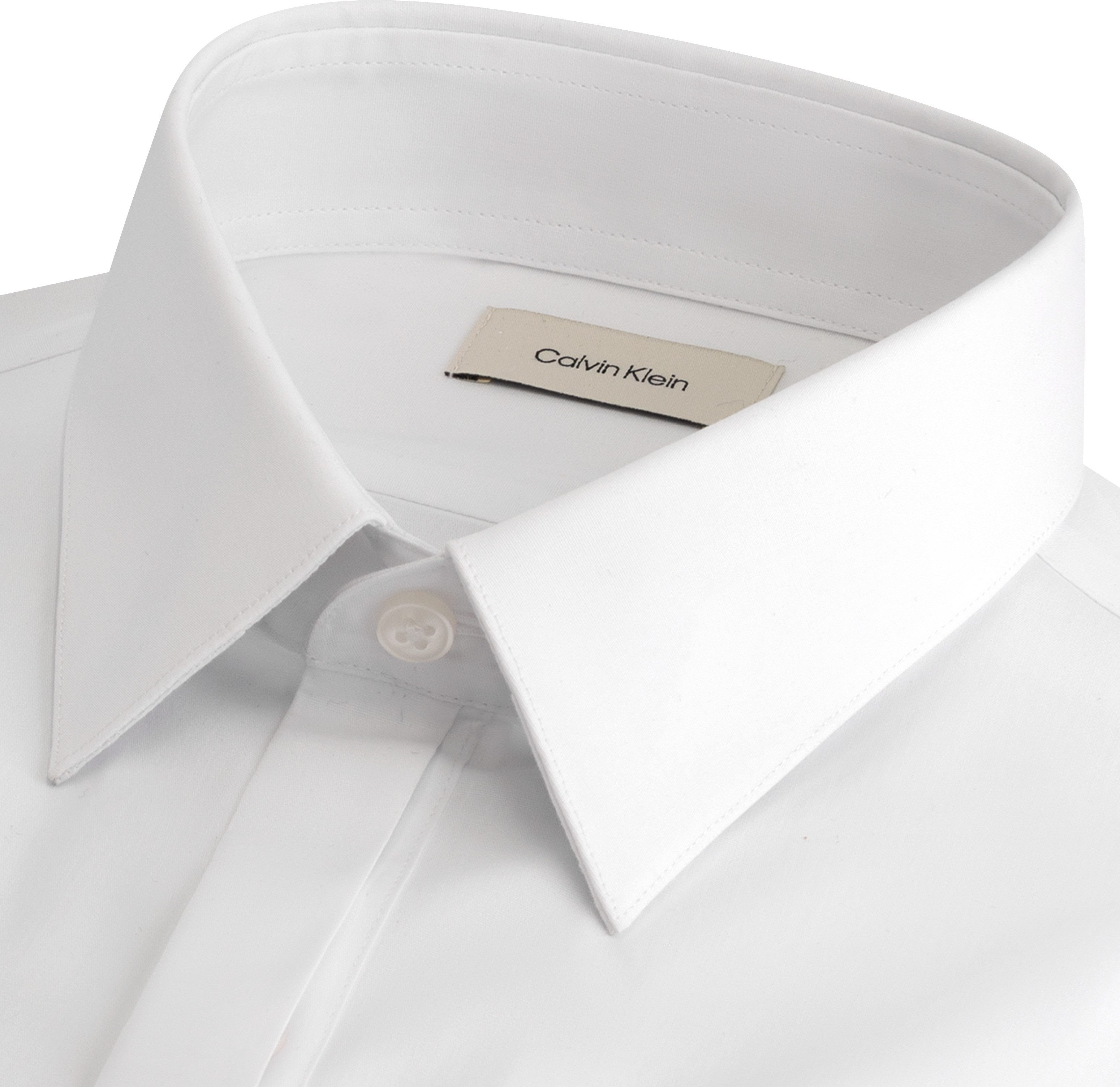 Calvin Klein Businesshemd XSLIM OCCASION STR SLD normaler Kragen, Slim fit, verdeckte Knöpfe