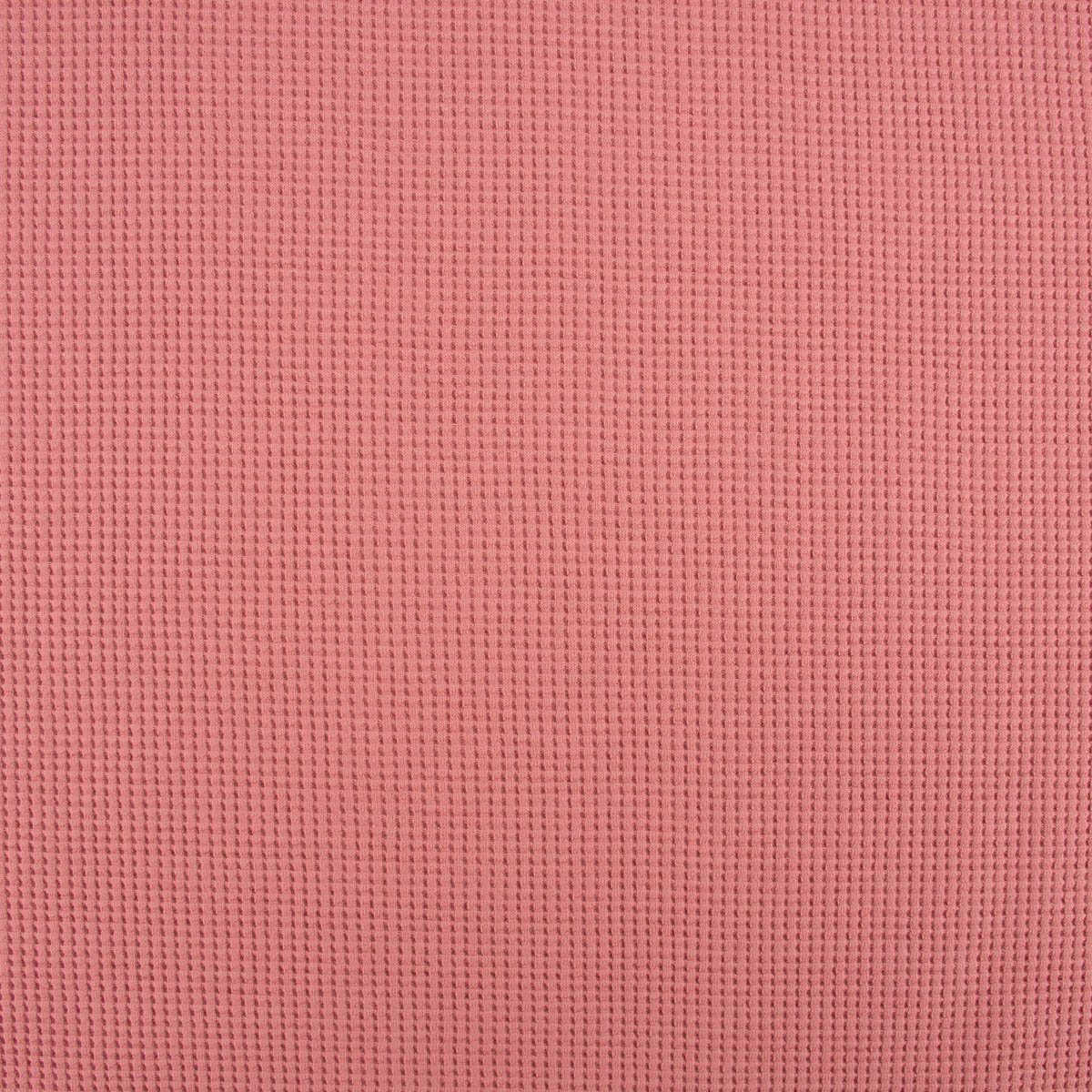 Thumbnail - SCHÖNER LEBEN. Stoff Organic Bio Waffeljersey Waffelstrick uni dunkel altrosa 1,45m Breite, allergikergeeignet