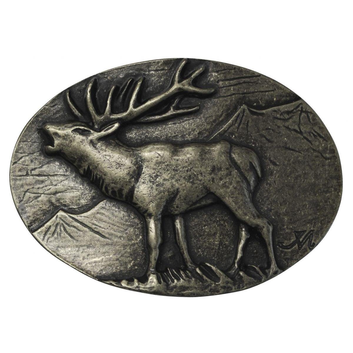BELTINGER Ремниschnalle Hirsch 4,0 cm - Buckle Ремниschließe 40mm - für Jagd-Outfit - Ремни (1-St)