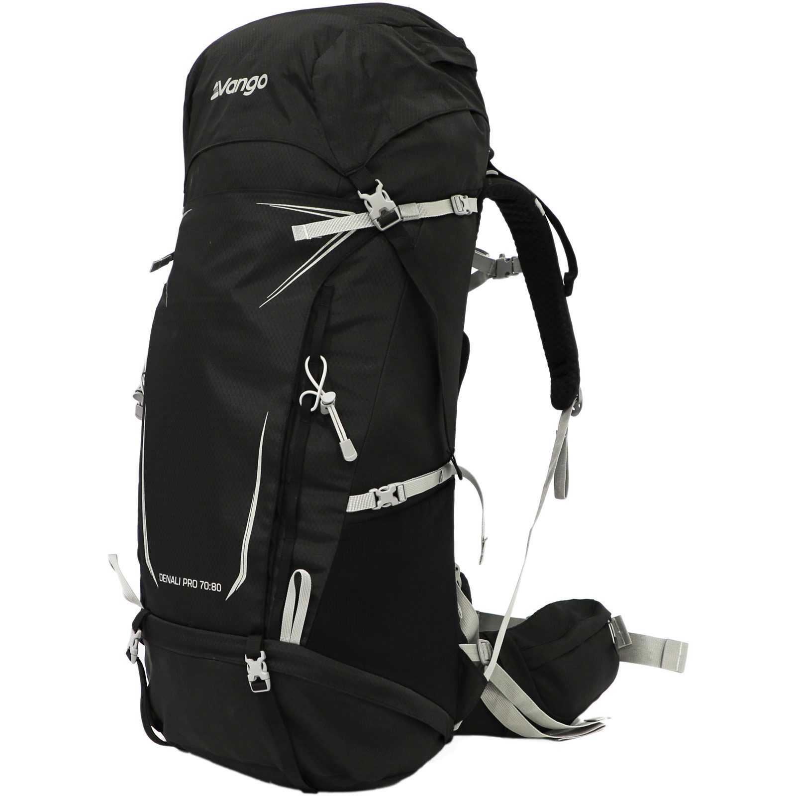 Vango Trekkingrucksack Trekkingrucksack Denali Pro 70:80 L, Outdoor Wander Rucksack Regenschutz