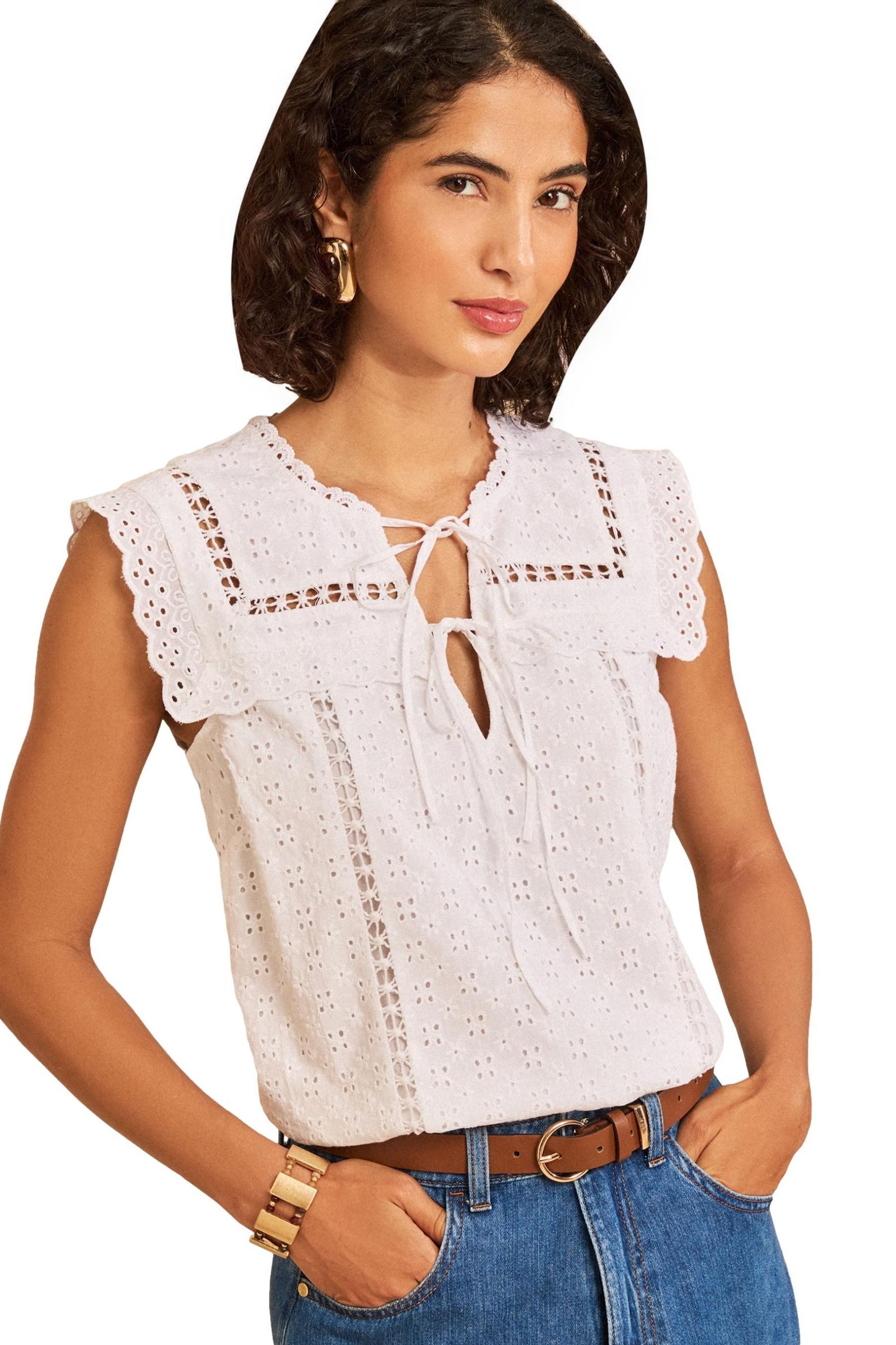 Love & Roses Blusentop Love & Roses Shelltop mit Latz, Regular (1-tlg)